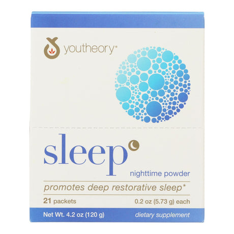 Youtheory Sleep Nighttime Powder Supplement for Restful Sleep (21 Servings) - Cozy Farm 