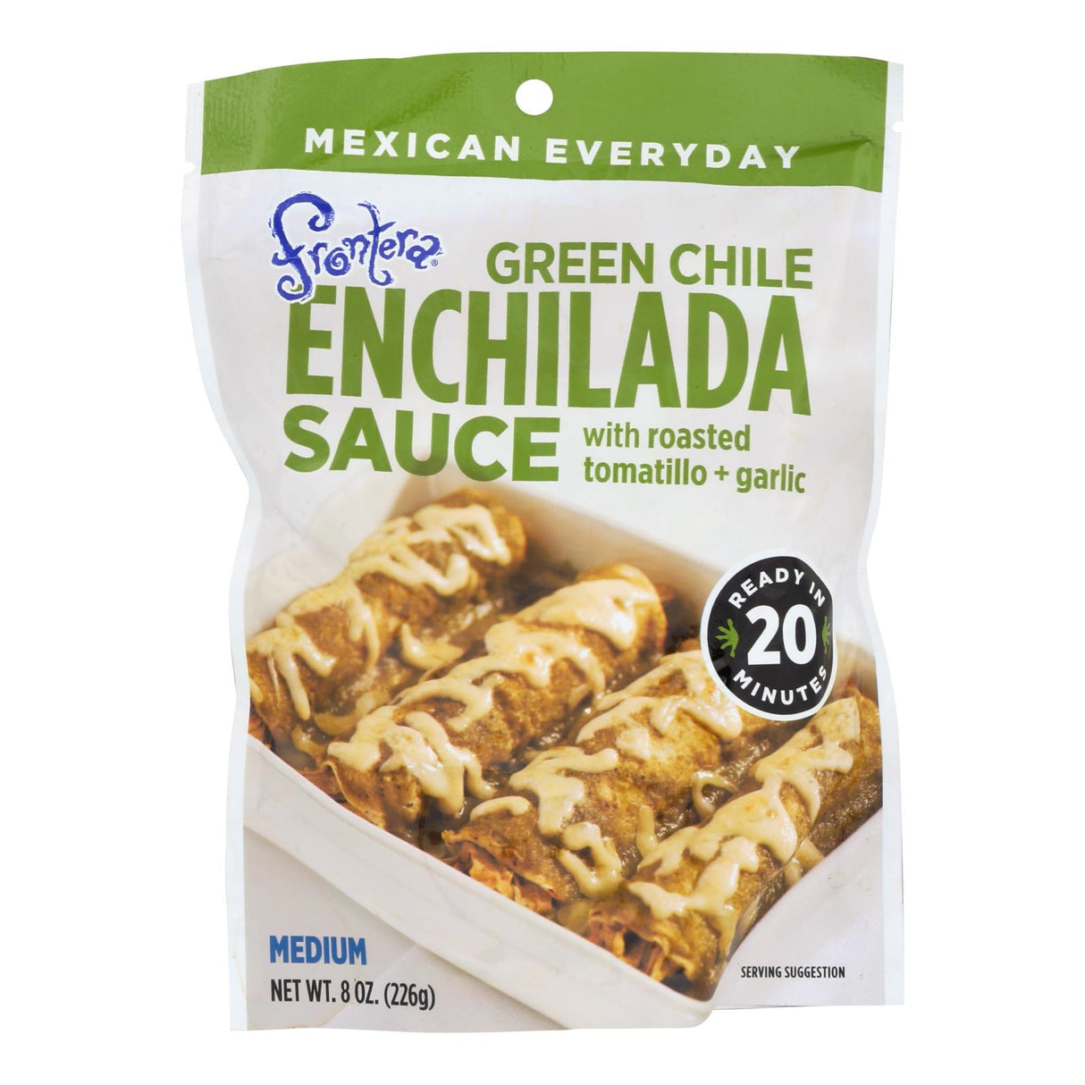 Frontera Foods Enchilada Sauce, Green Chile (Pack of 6 - 8 Oz.) - Cozy Farm
