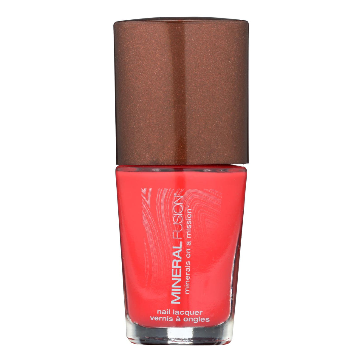 Mineral Fusion Nail Polish in Coral Reef, 0.33 Oz for Chip-Resistant, Long-Lasting Wear - Cozy Farm