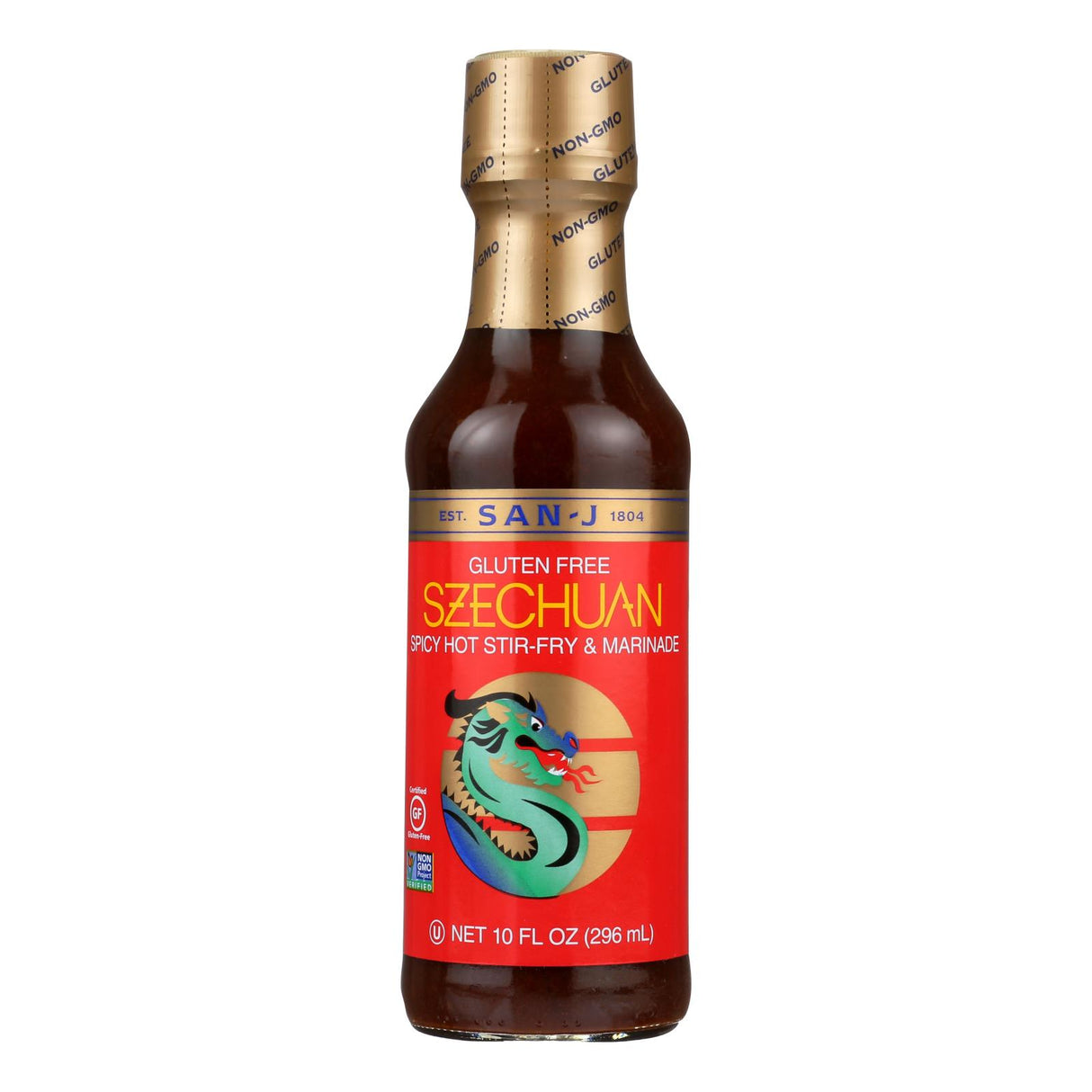 San-J Szechuan Cooking Sauce, Pack of 6, 10 Fl Oz - Cozy Farm
