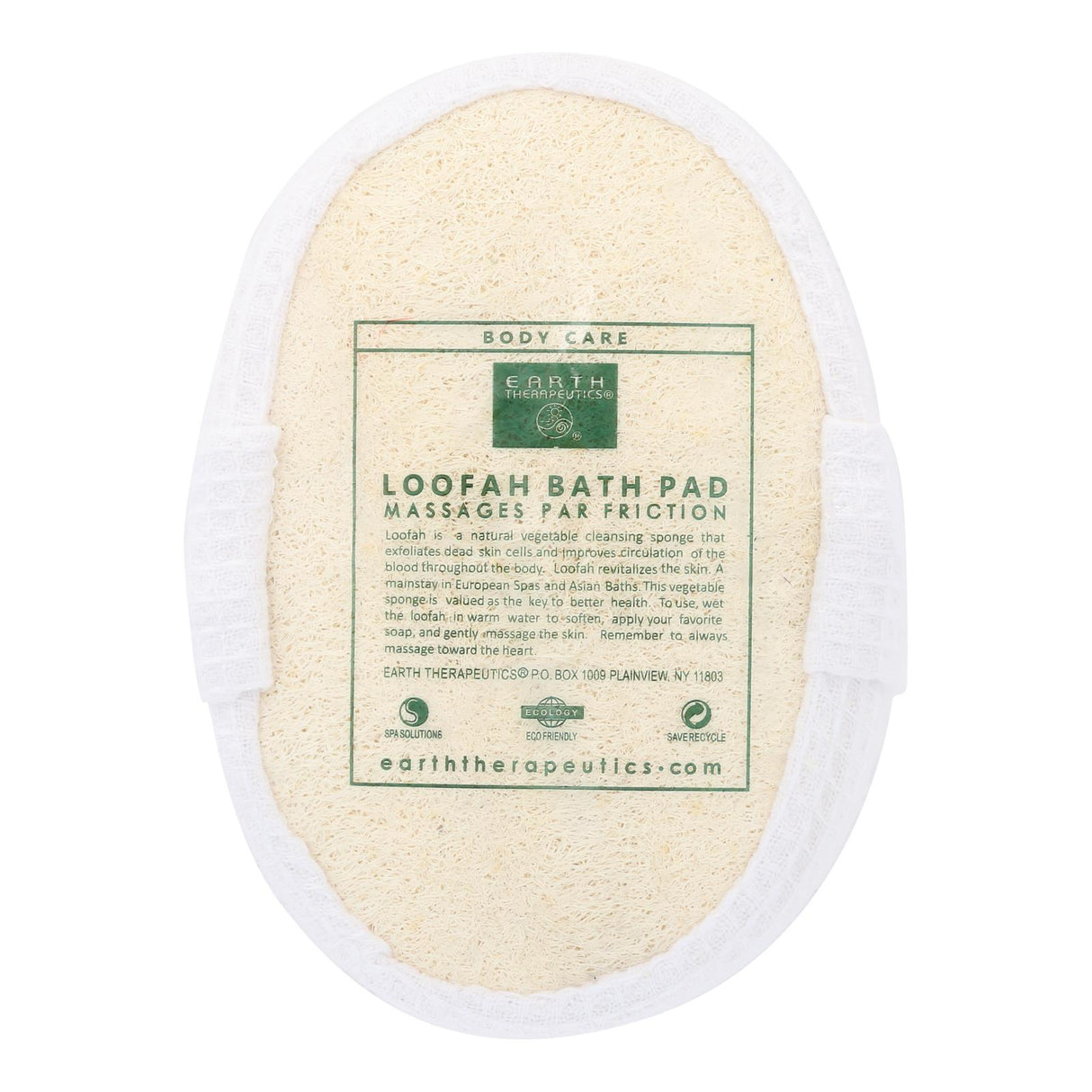 Earth Therapeutics Loofah Bath Pad for Exfoliating & Deep Cleansing - Cozy Farm