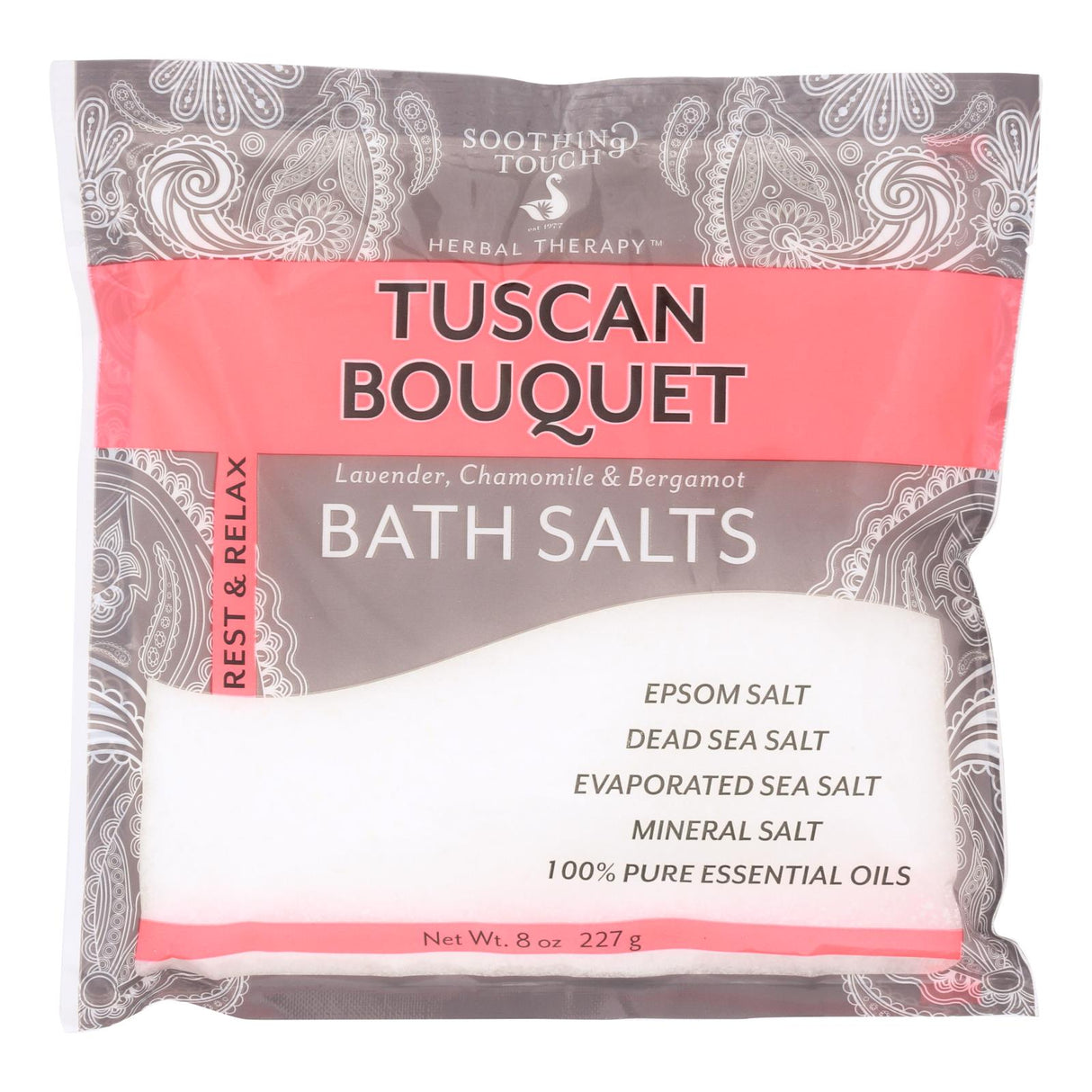 Soothing Touc Tuscan Bouquet Bath Salts (6-Pack, 8 Oz. Each) - Cozy Farm
