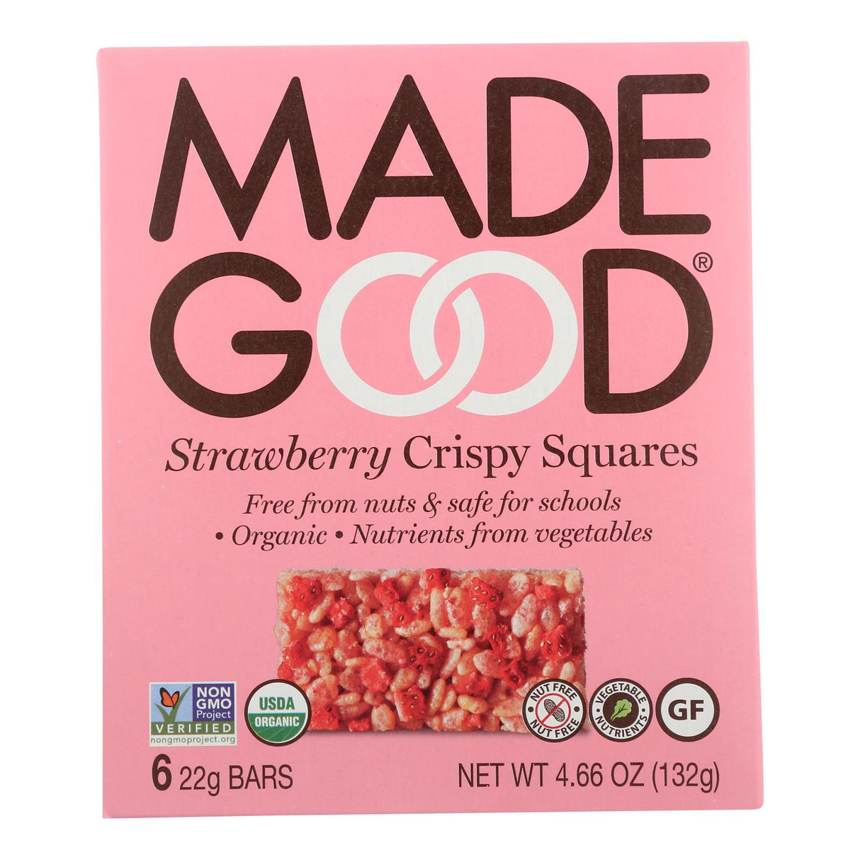 Made Good Crispy Squares Straw, 6-Pack, 4.68 Oz. - Cozy Farm