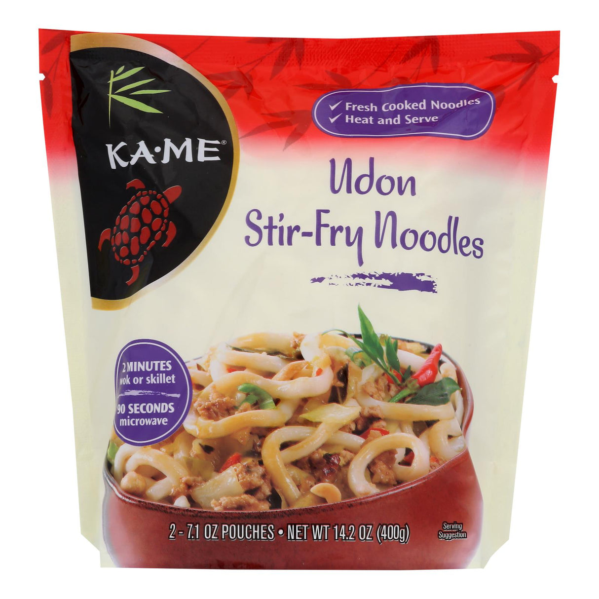 Ka'me Authentic Japanese Udon Stir Fry Noodles (Pack of 6 - 14.2 Oz.) - Cozy Farm