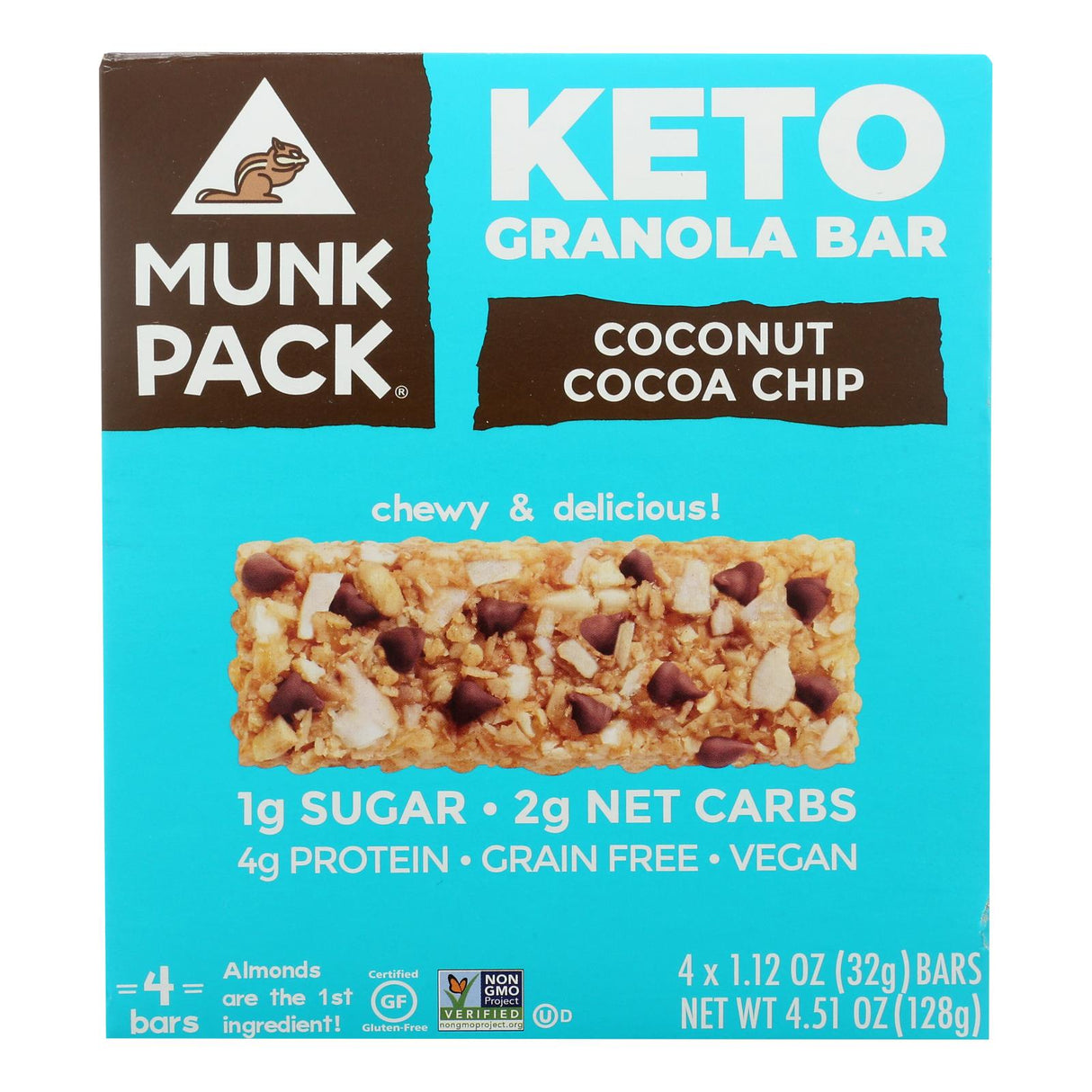 Munk Pack Keto Coconut Coco Chips (6 - 1.12oz Bags) - Cozy Farm