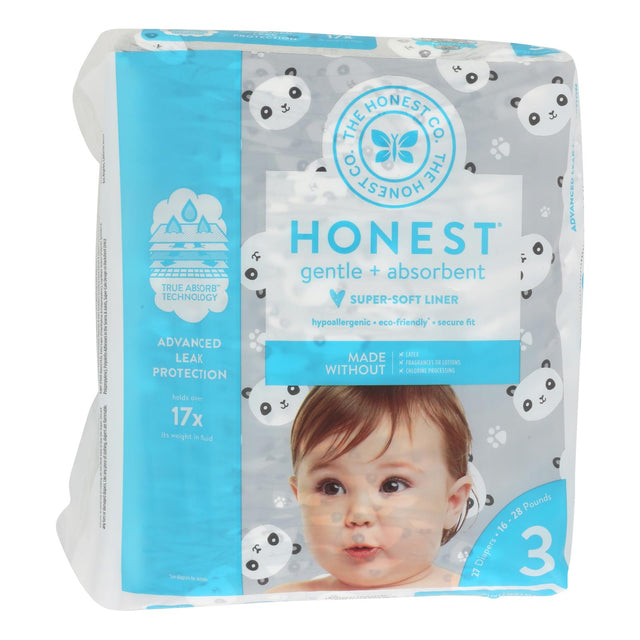 Honest Company Pandas Diapers Size 3 (Pack of 27) - Cozy Farm 