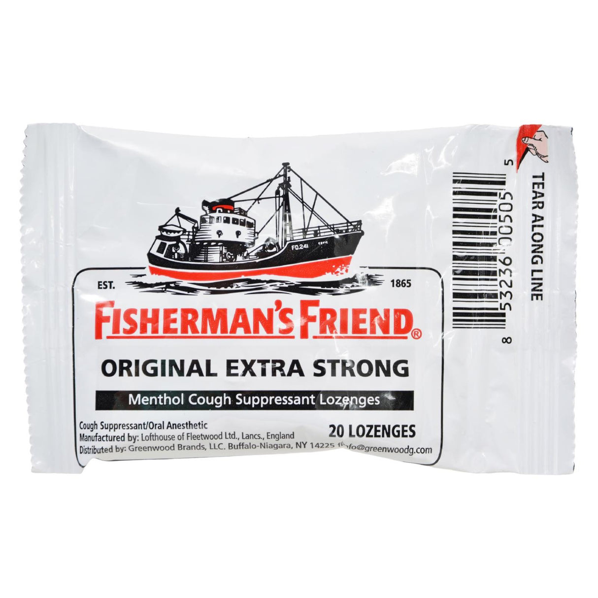 Fisherman's Friend Original Extra Strong Lozenges, Pack of 12x20 - Cozy Farm