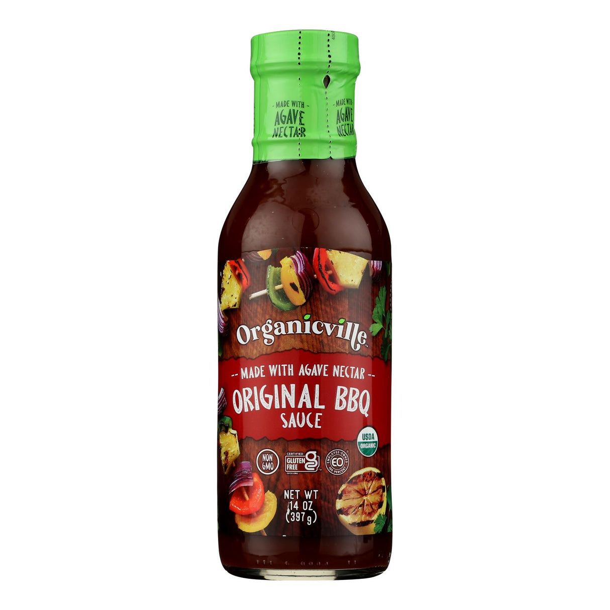 Organicville Original Gluten-Free BBQ Sauce 6-Pack 14 Oz. - Cozy Farm