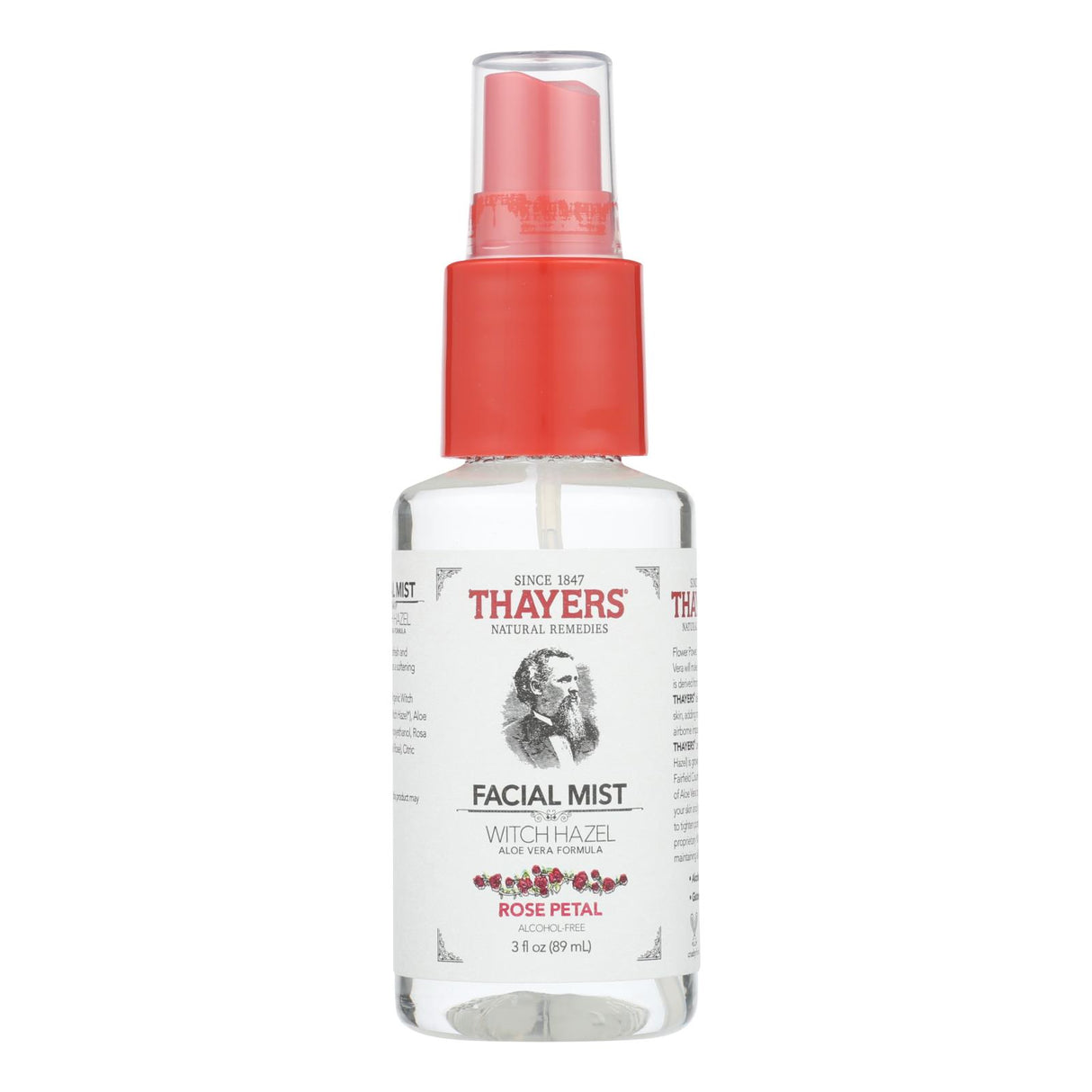 Thayers Alcohol-Free Witch Hazel with Rose Petal Extract, 12 Pack of 3 Fl Oz Bottles - Cozy Farm