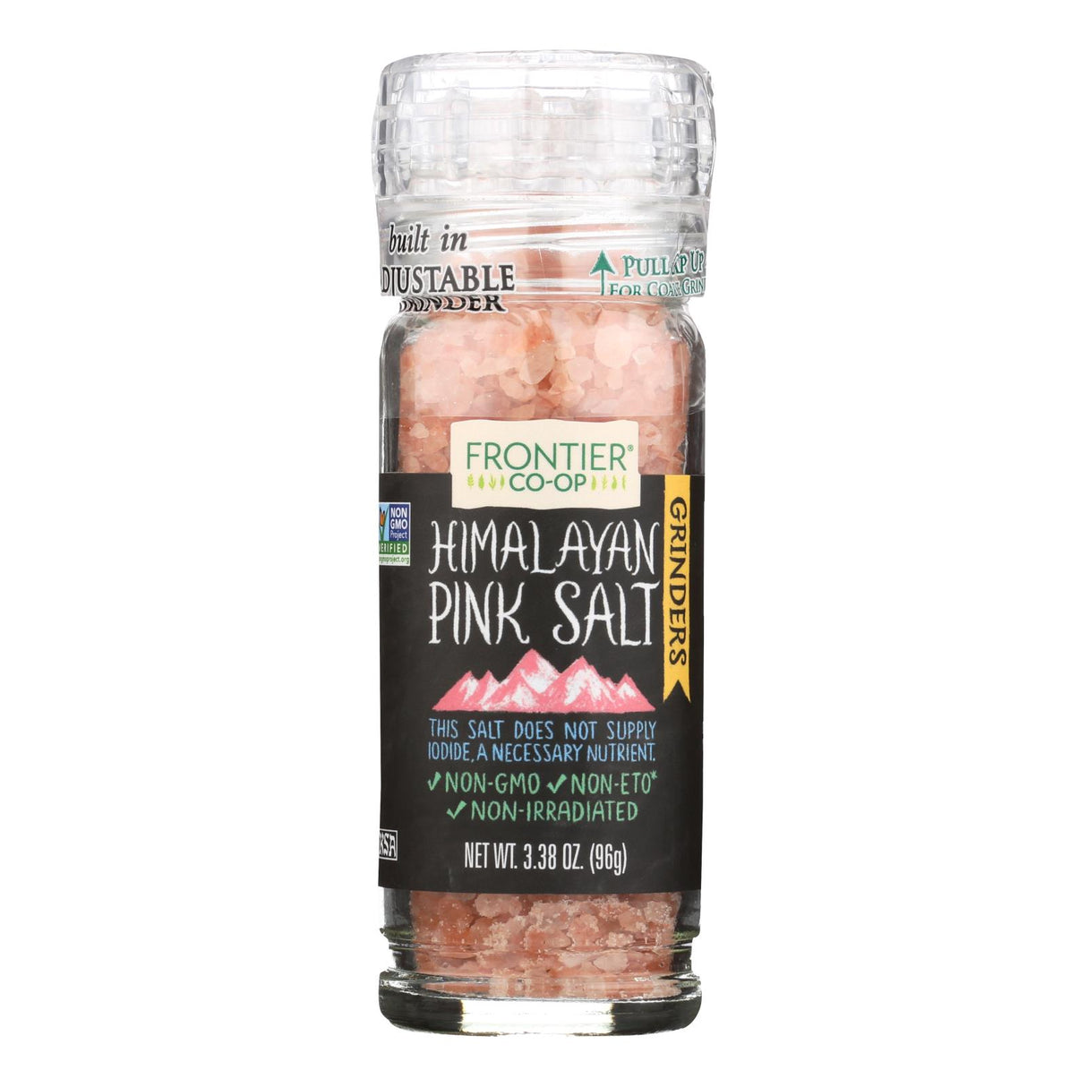 Frontier Herb Himalayan Pink Salt Refillable Grinder, 3.4 Oz (Pack of 6) - Cozy Farm