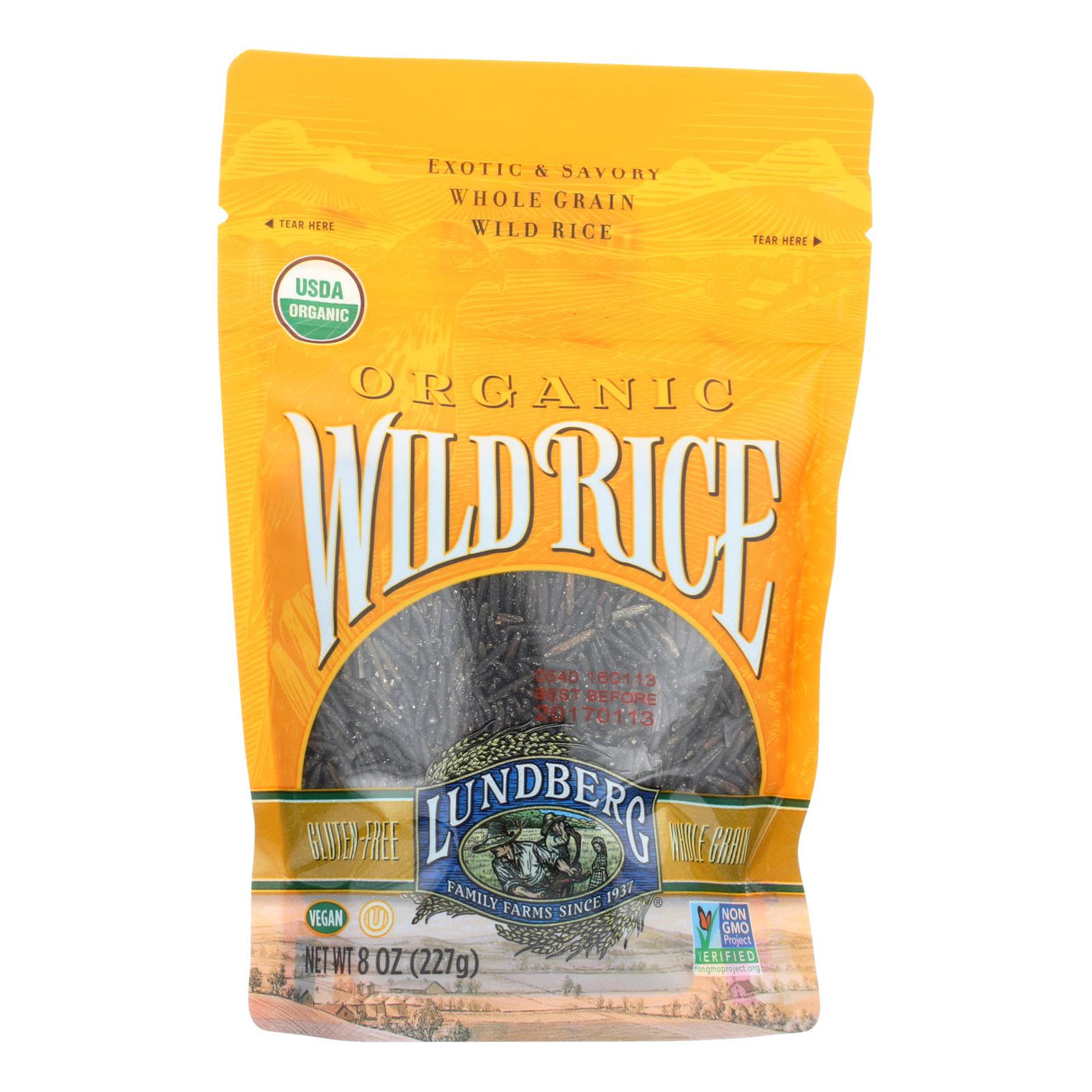 Lundberg Family Farms Organic Wild Rice, 6-Pack (8 Oz. Each) - Cozy Farm