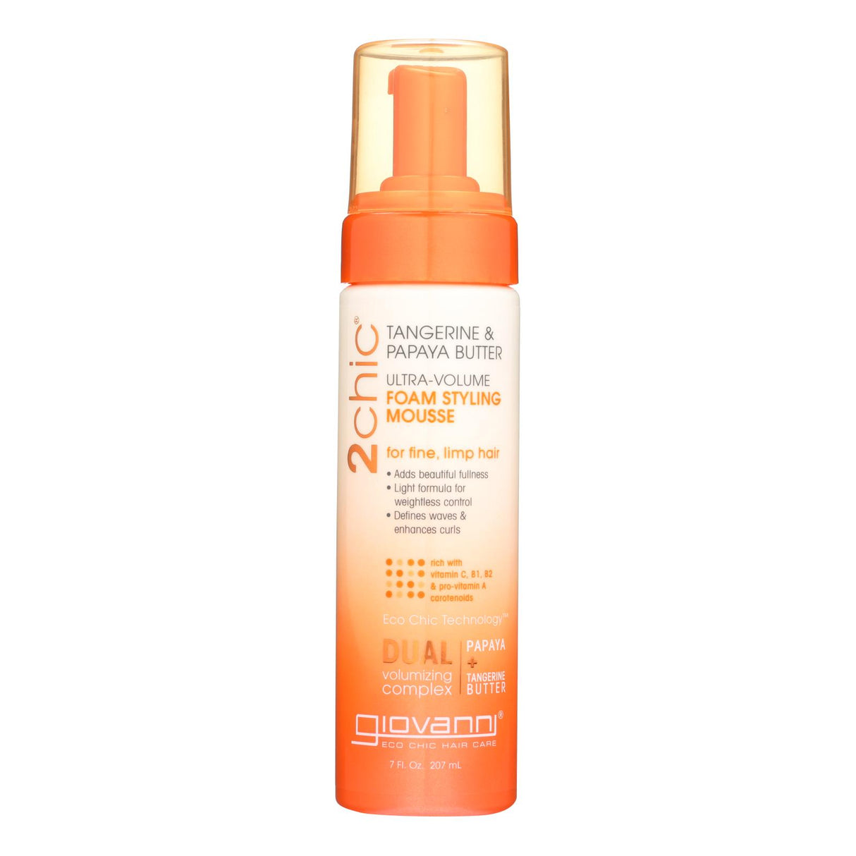 Giovanni 2chic Ultra-Volume Styling Mousse - 7 Fl Oz - Cozy Farm