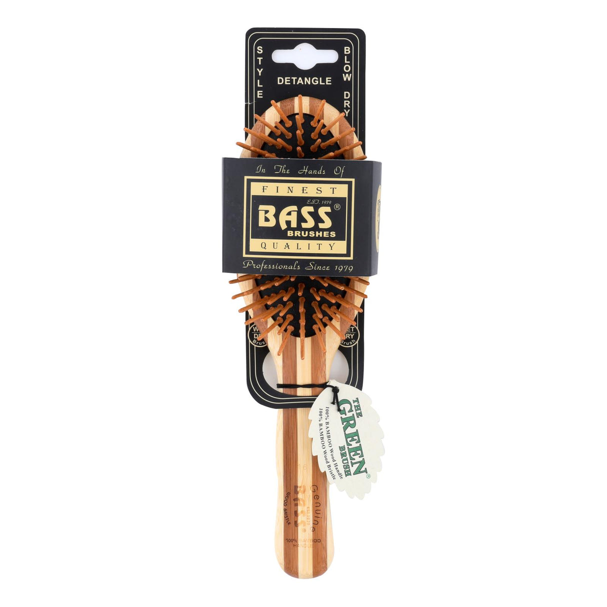 Bass Brushes Bamboo Wood Bristle Brush - XL - Cozy Farm