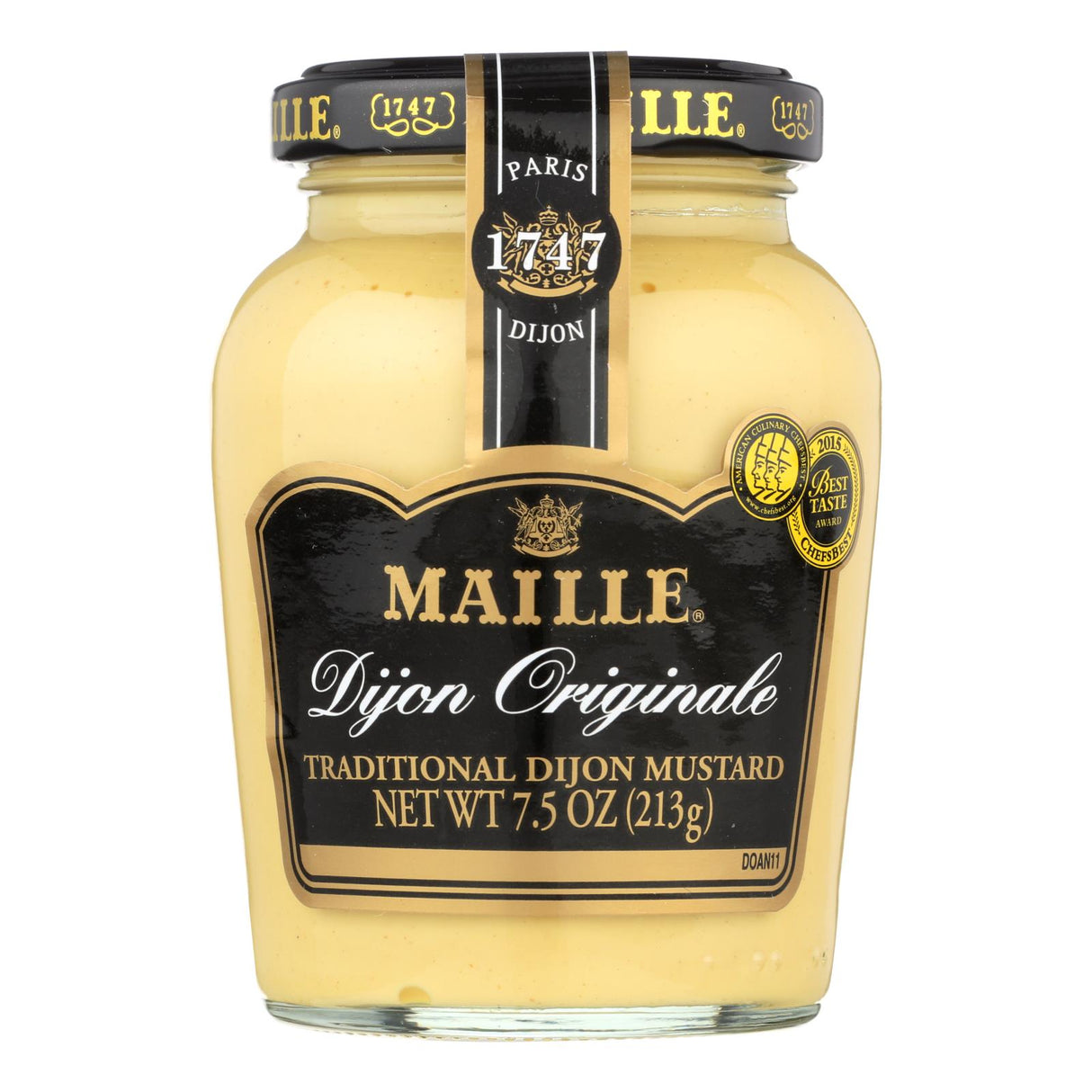 Maille Classic Dijon Mustard, Pack of 6, 7.5 Oz. Bottles - Cozy Farm