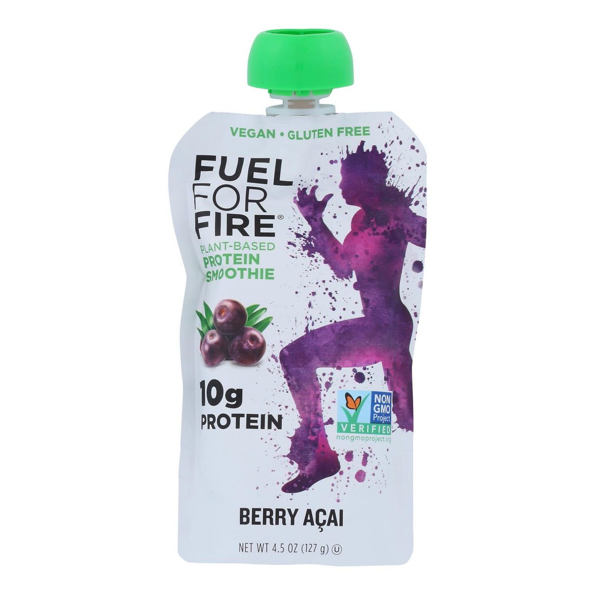 Fuel For Fire Protein Smoothie Fruit Berry Acai (12 Pack, 4.5 Oz. Each) - Cozy Farm