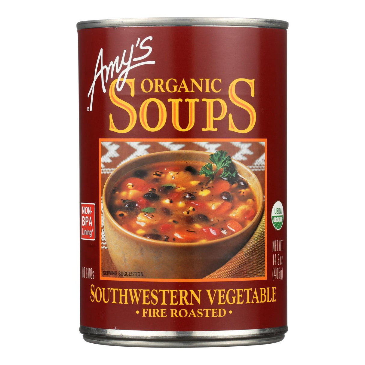 Amy's Organic Fire-Roasted Southwest Vegetable Soup (14.3 Oz., Pack of 12) - Cozy Farm