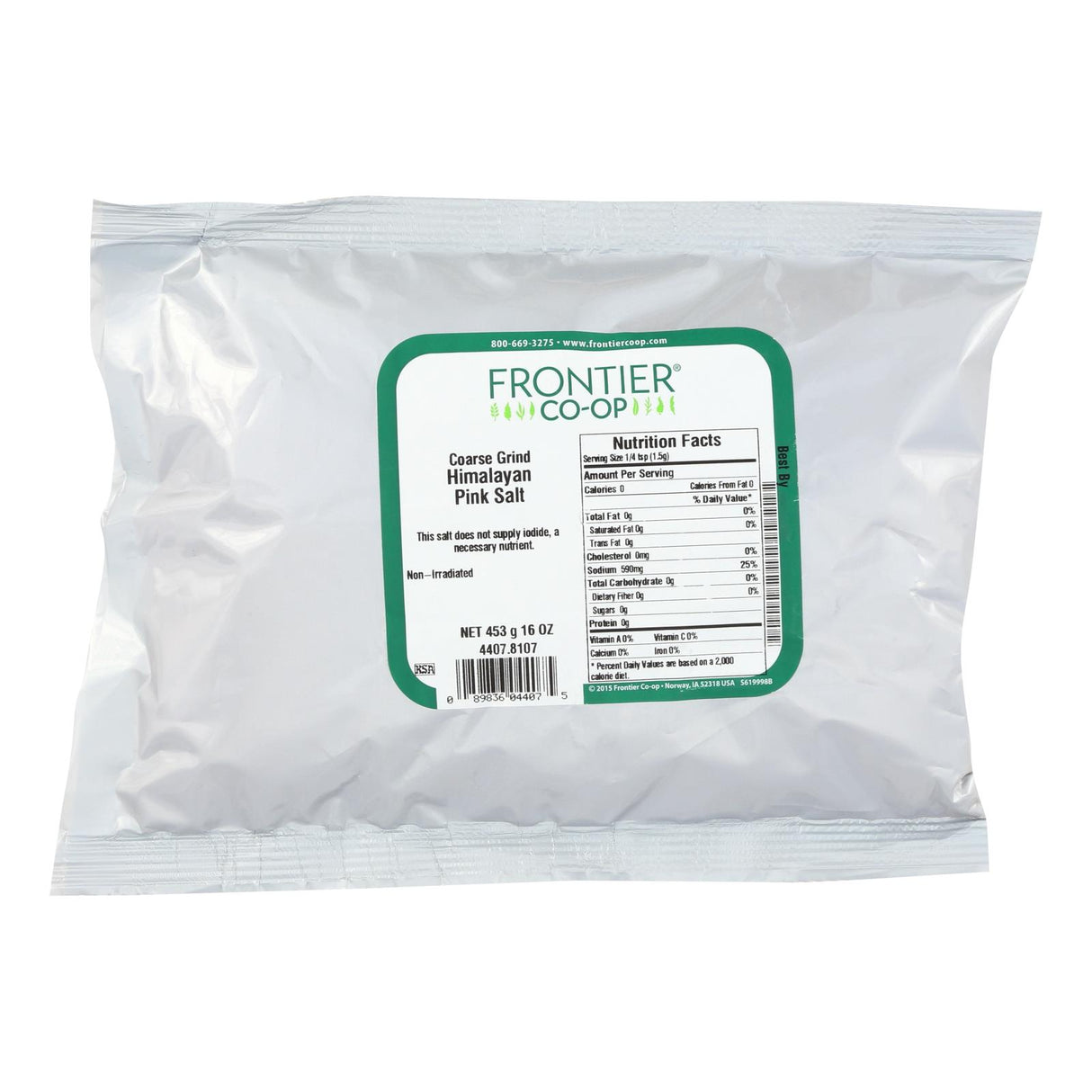 Frontier Herb Himalayan Pink Coarse Grind Salt - 1lb - Cozy Farm