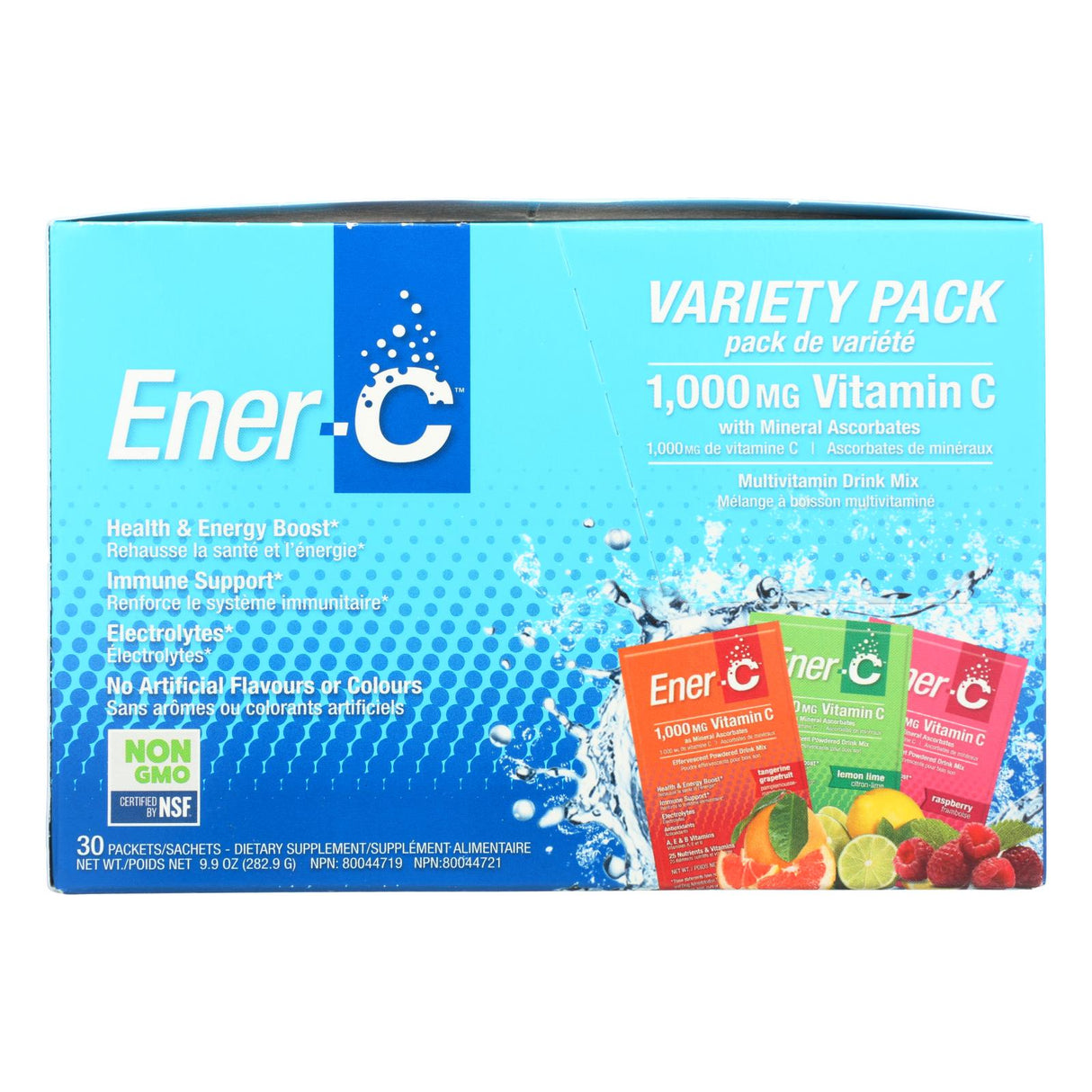 Ener-C Variety Pack: Refreshing Vitamins with Immune Support (Pack of 30 - 1000mg) - Cozy Farm