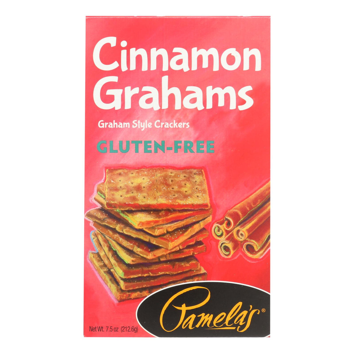 Pamela's Products Grahams Style Cinnamon Crackers, 7.5 Oz. Pack of 6 - Cozy Farm