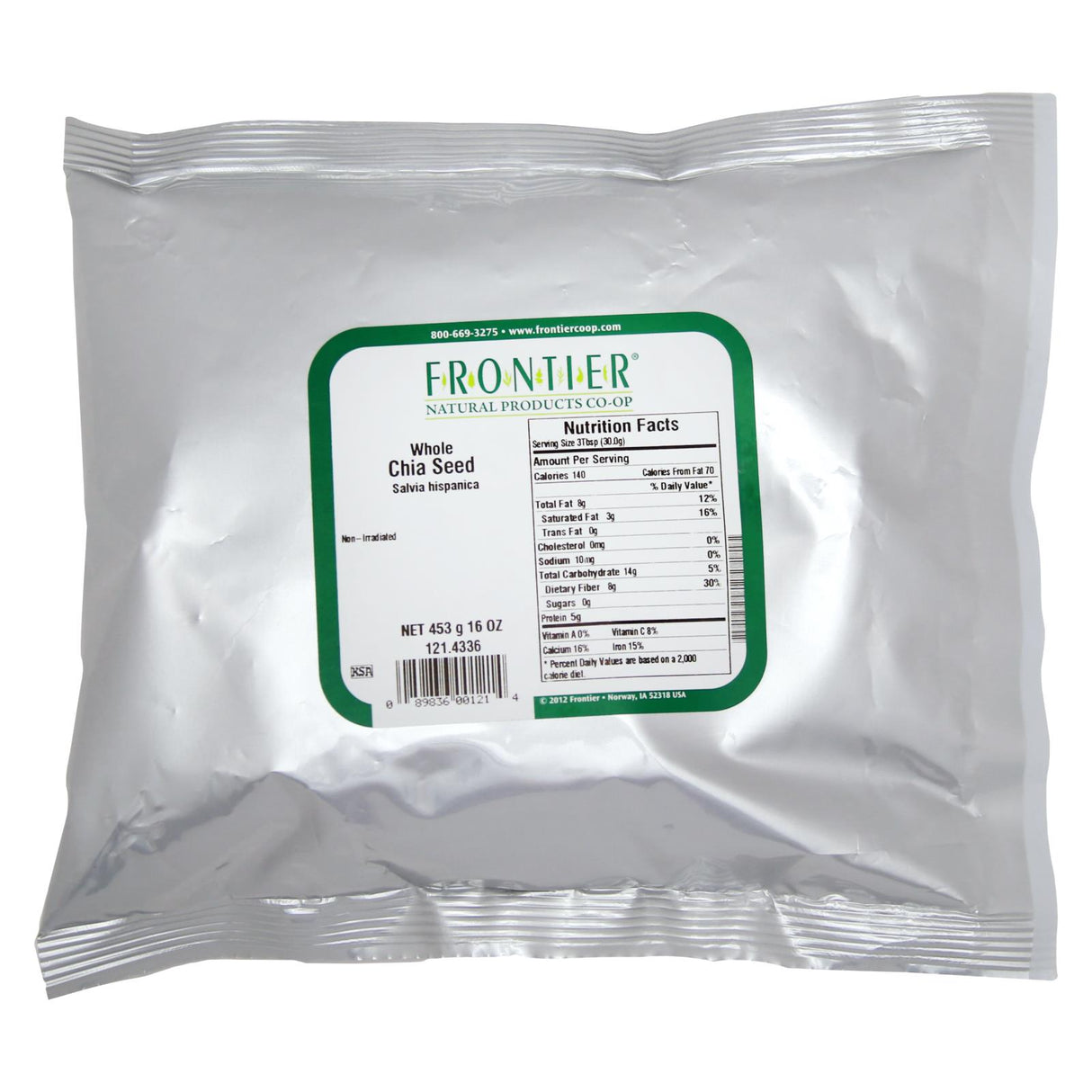 Frontier Herb Chia Seeds (Whole - 1 lb.) - Cozy Farm