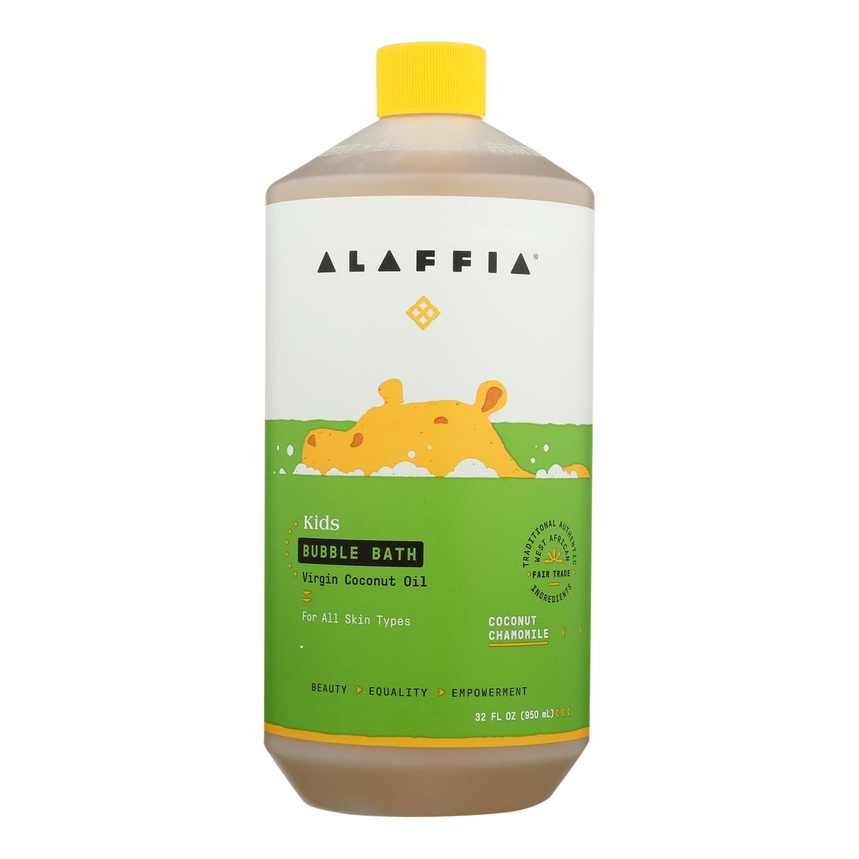 Alaffia Everyday Bubble Bath: Indulge in the Soothing Embrace of Coconut and Chamomile (32 Fl Oz) - Cozy Farm