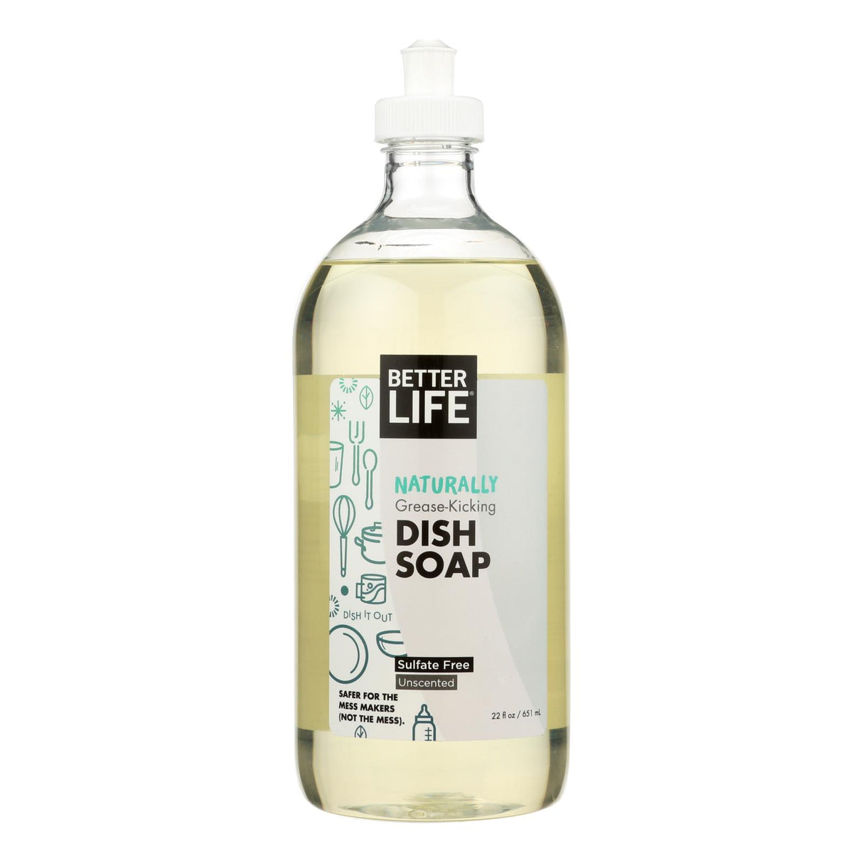 Better Life Unscented Dishwashing Soap - 22 Fl Oz - Cozy Farm