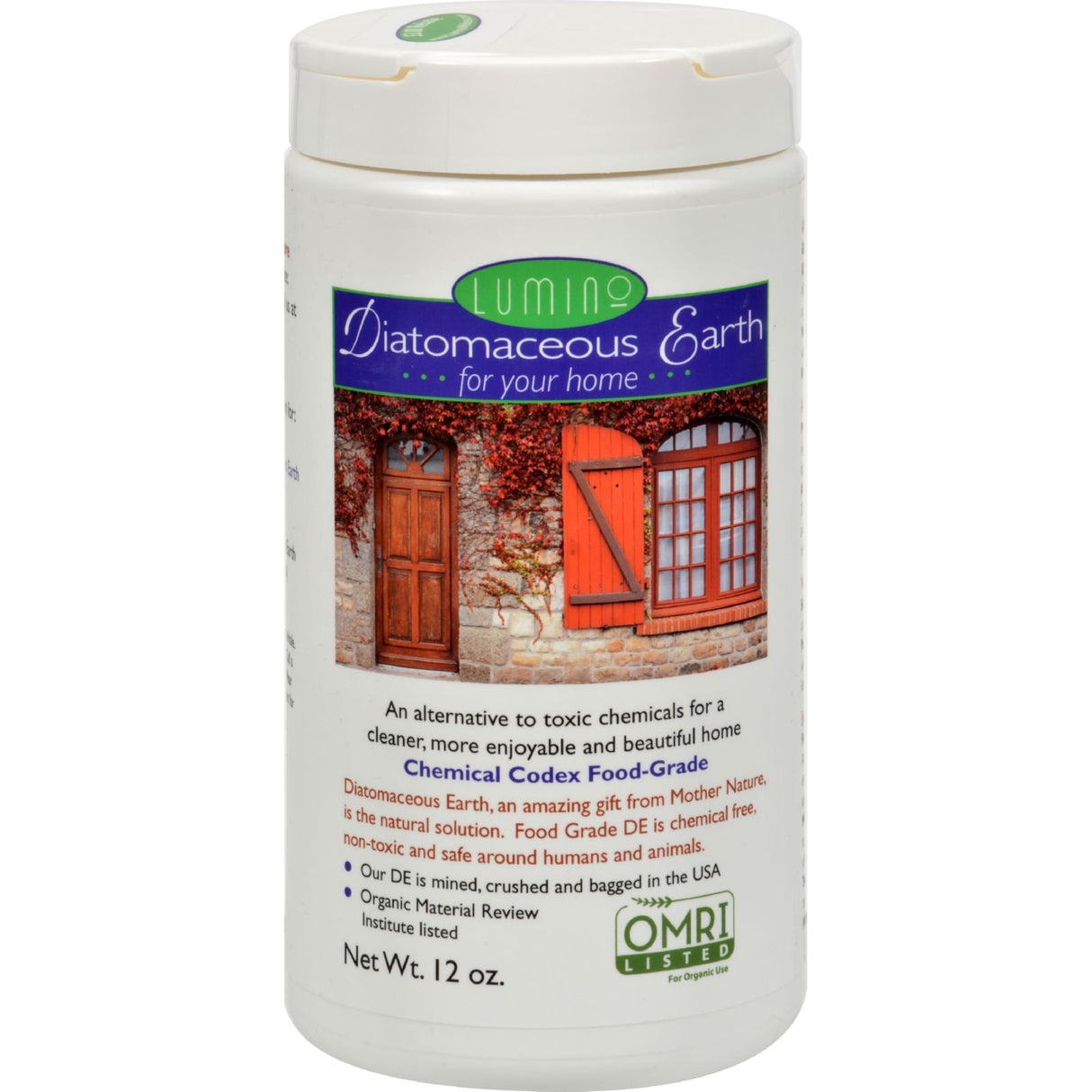 Lumino Home Premium Diatomaceous Earth (12 Oz.) - Cozy Farm