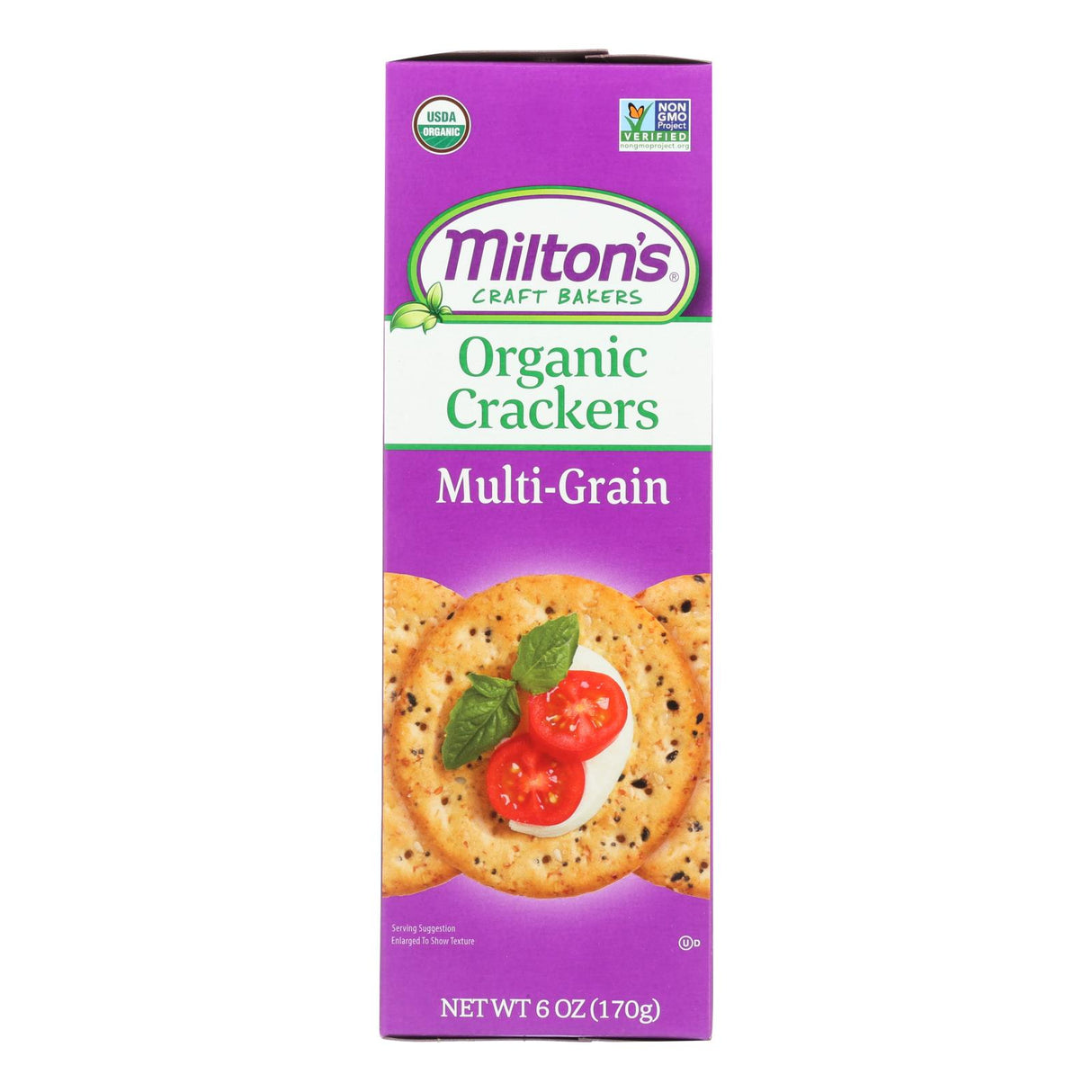 Milton's Multigrain Baked Crackers (Pack of 8 - 6 Oz.) - Cozy Farm