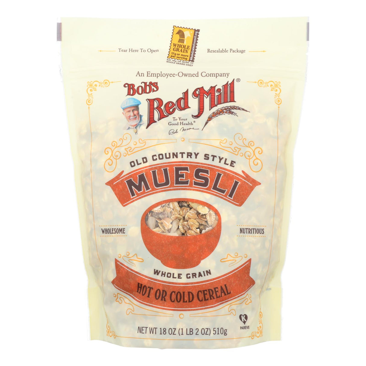 Bob's Red Mill Old Country Style Muesli Cereal (Pack of 4) - 18 Oz - Cozy Farm