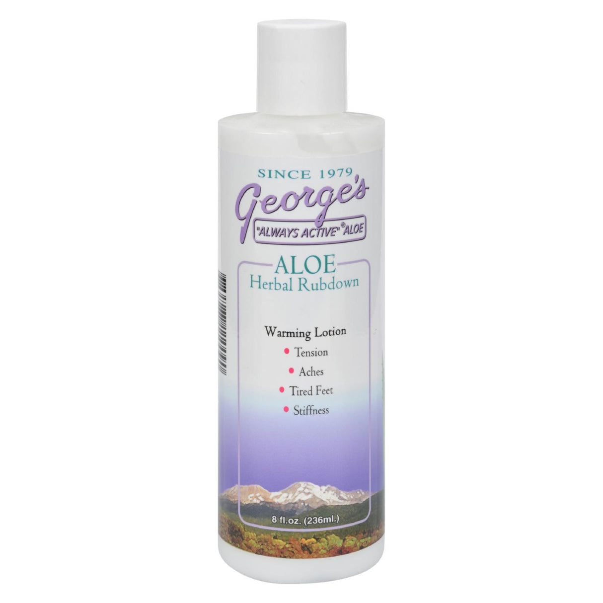 George's Herbal Rubdown with Aloe Vera (8 Fl Oz.) - Cozy Farm