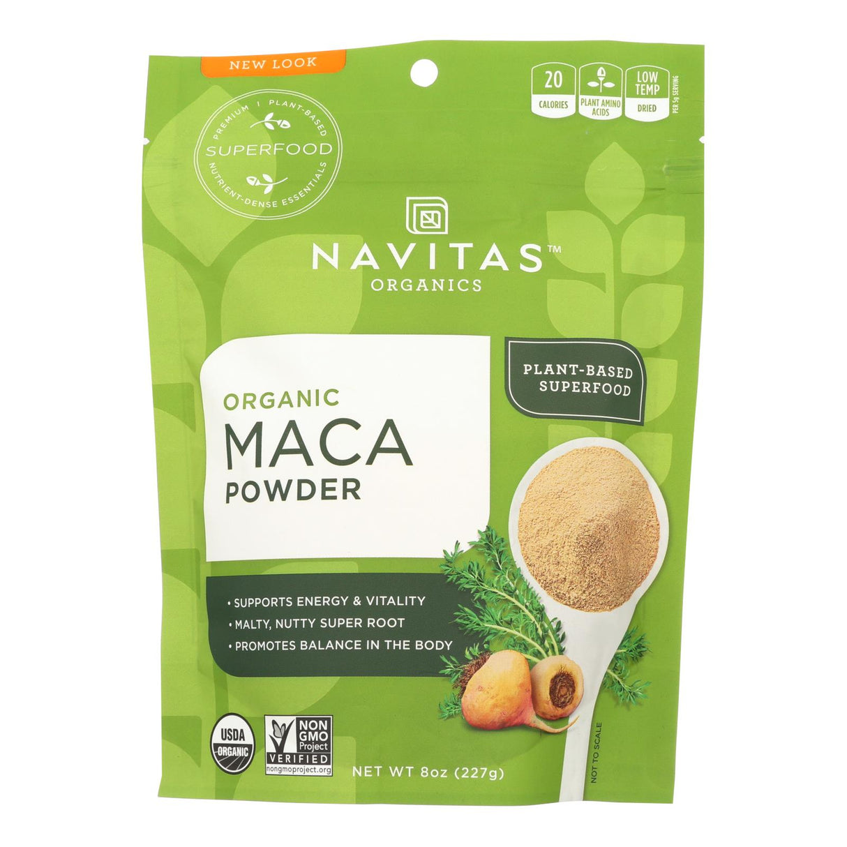 Organic Maca Powder by Navitas Naturals | 8 Oz - Cozy Farm