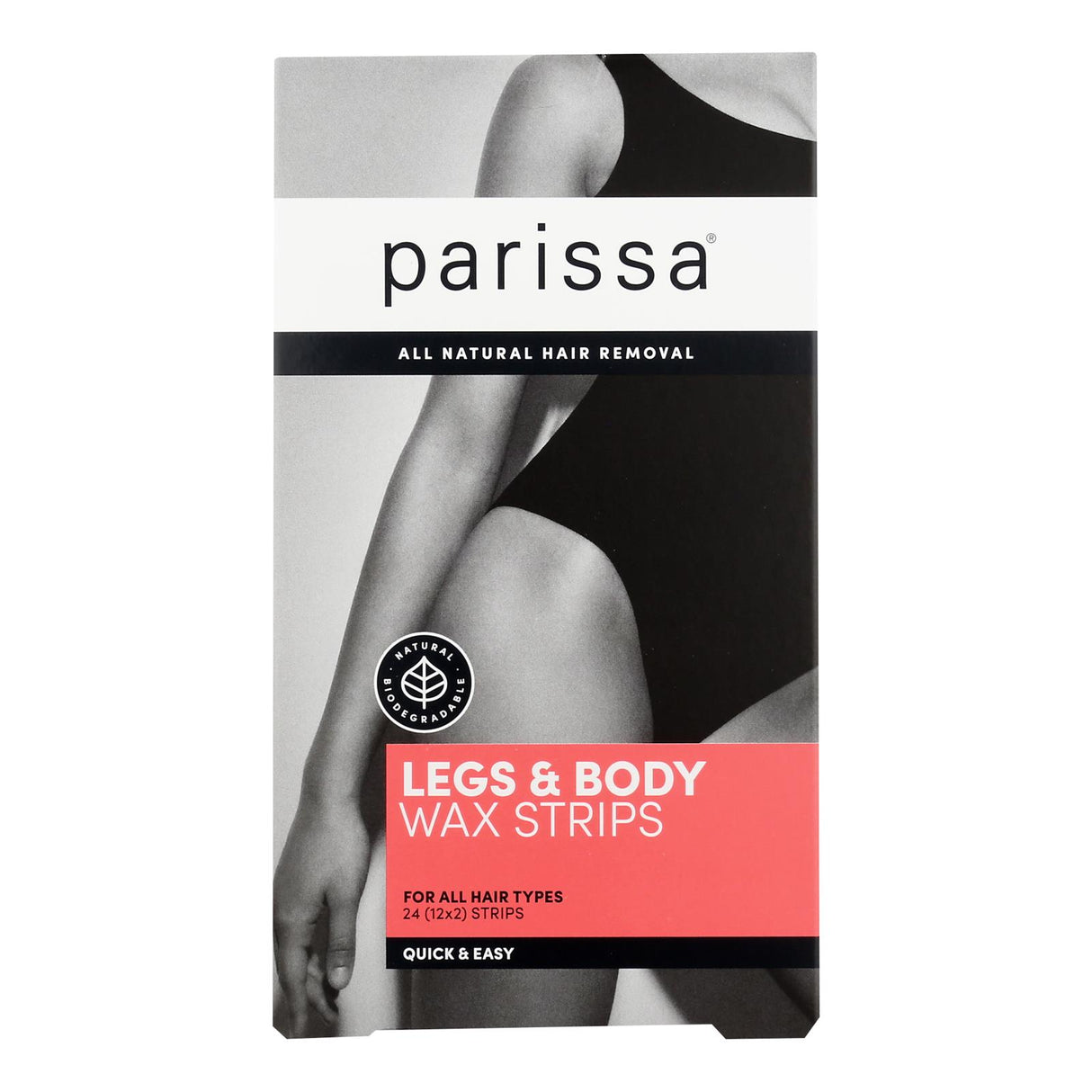 Parissa Wax Strips Quick/Easy Legs Body (Pack of 24) - Cozy Farm