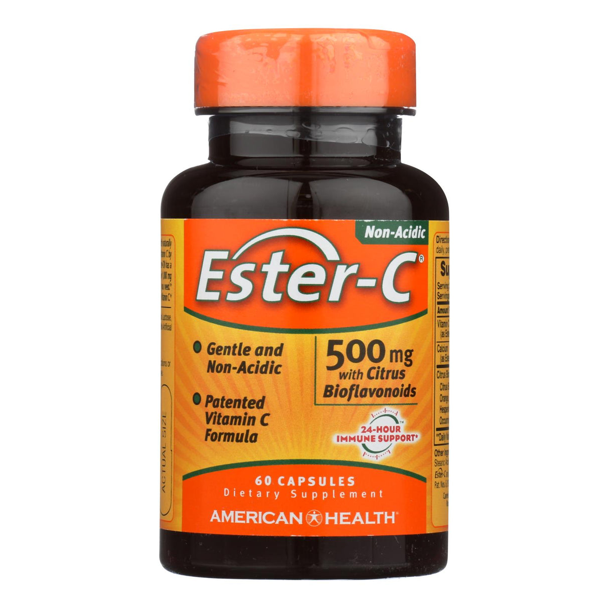 American Health Ester-C with Citrus Bioflavonoids - 60 Capsules of 500 mg - Cozy Farm
