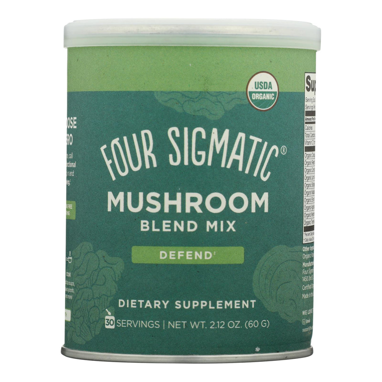 Four Sigmatic 10-Mushroom Superfood Blend Supplement (30 Servings) - Cozy Farm