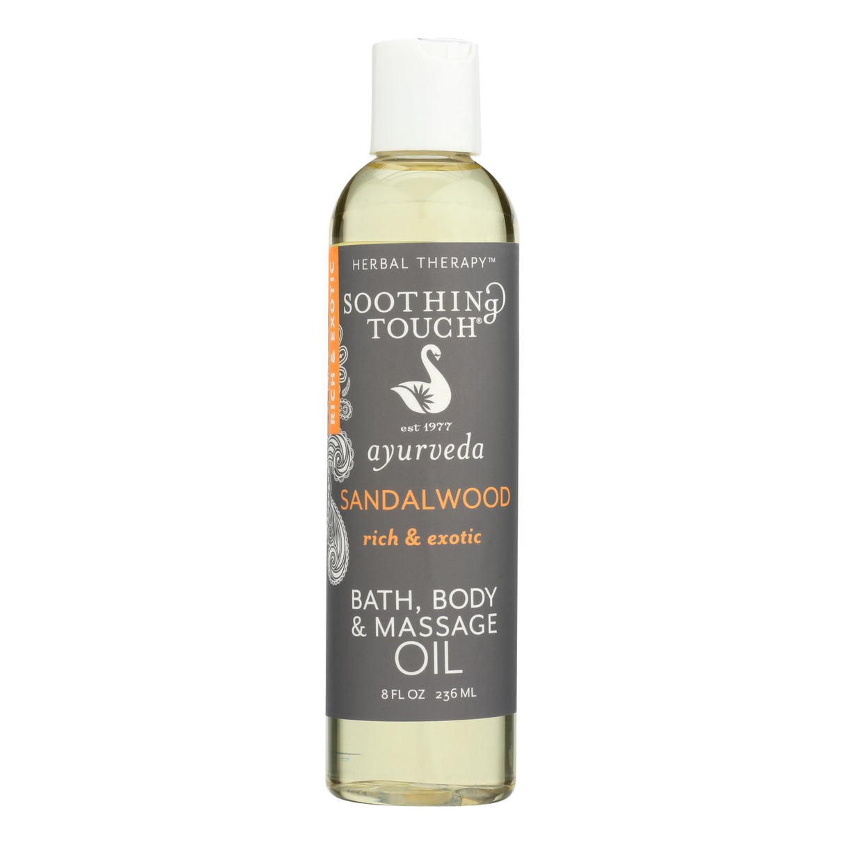 Soothing Touch Sandalwood Bath & Body Oil - 8 Oz - Cozy Farm