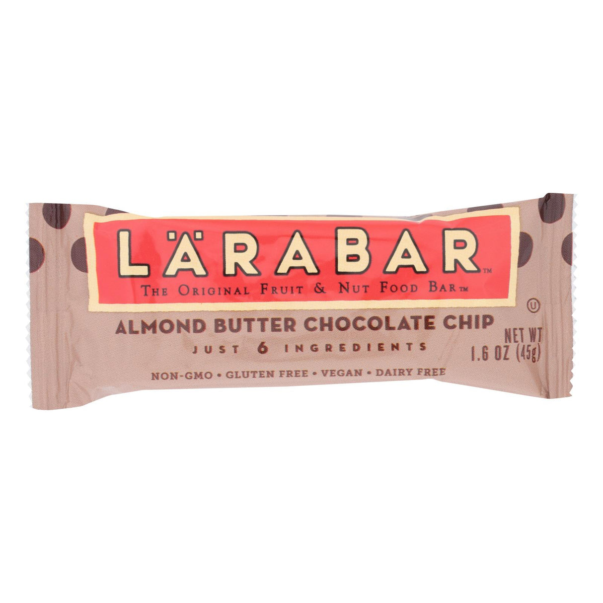 Larabar Original Fruit & Nut Bar - Almond Butter Chocolāte Chip (Pack of 16, 1.6 Oz.) - Cozy Farm