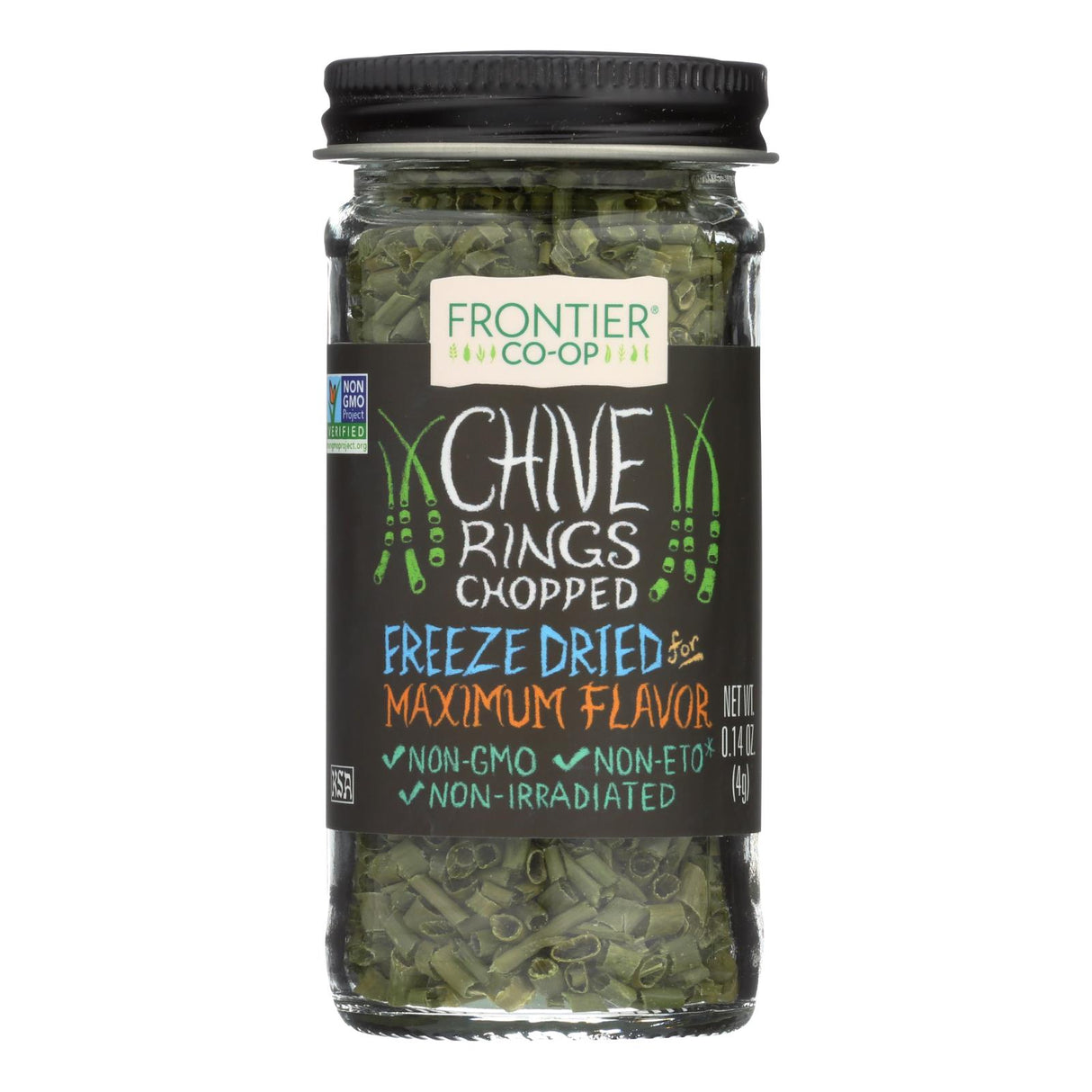 Frontier Herb Chives: Freeze-Dried, Cut and Sifted (14 Oz.) - Cozy Farm
