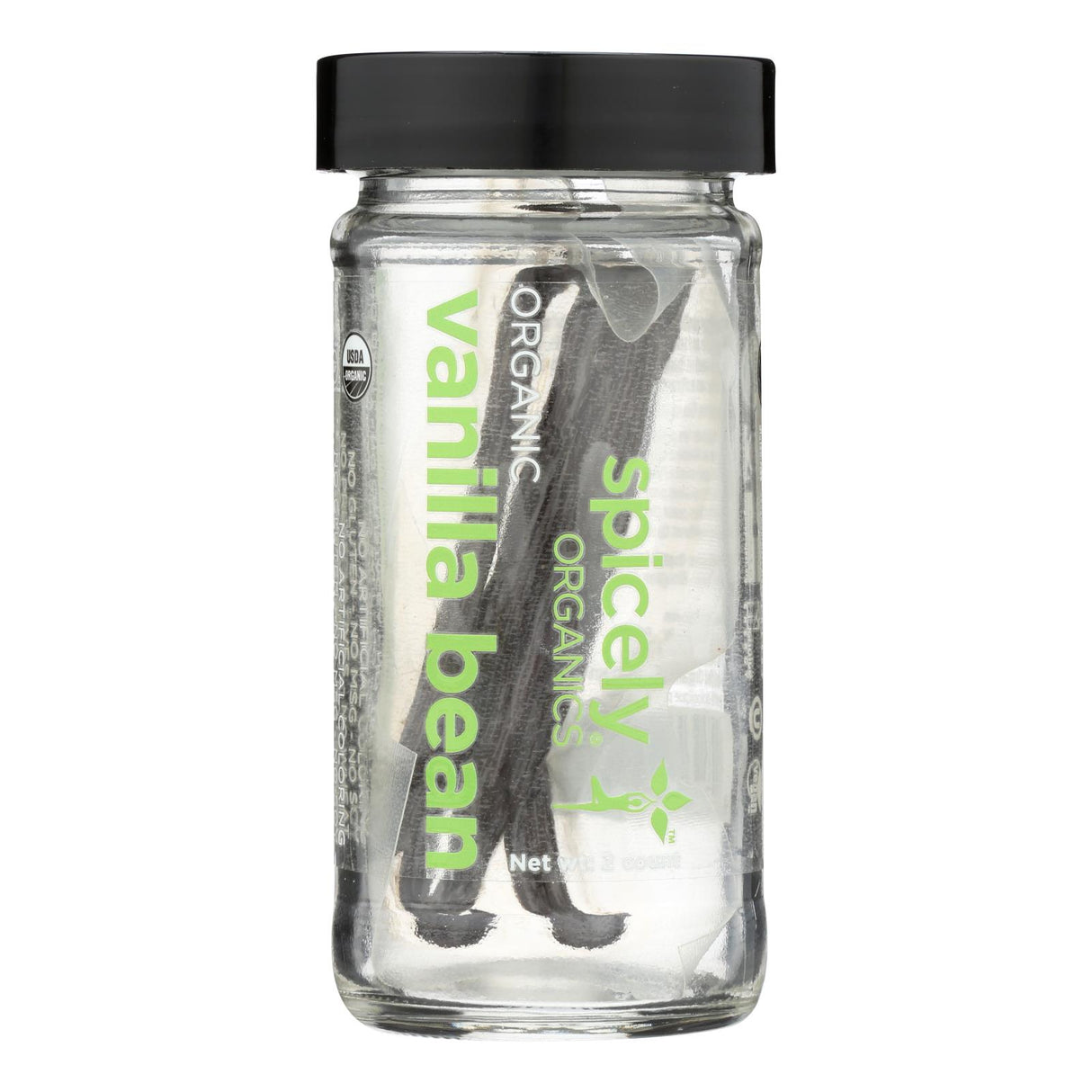 Spicely Organics USDA Certified Organic Vanilla Bean, 3 Packs of 2-Count - Cozy Farm