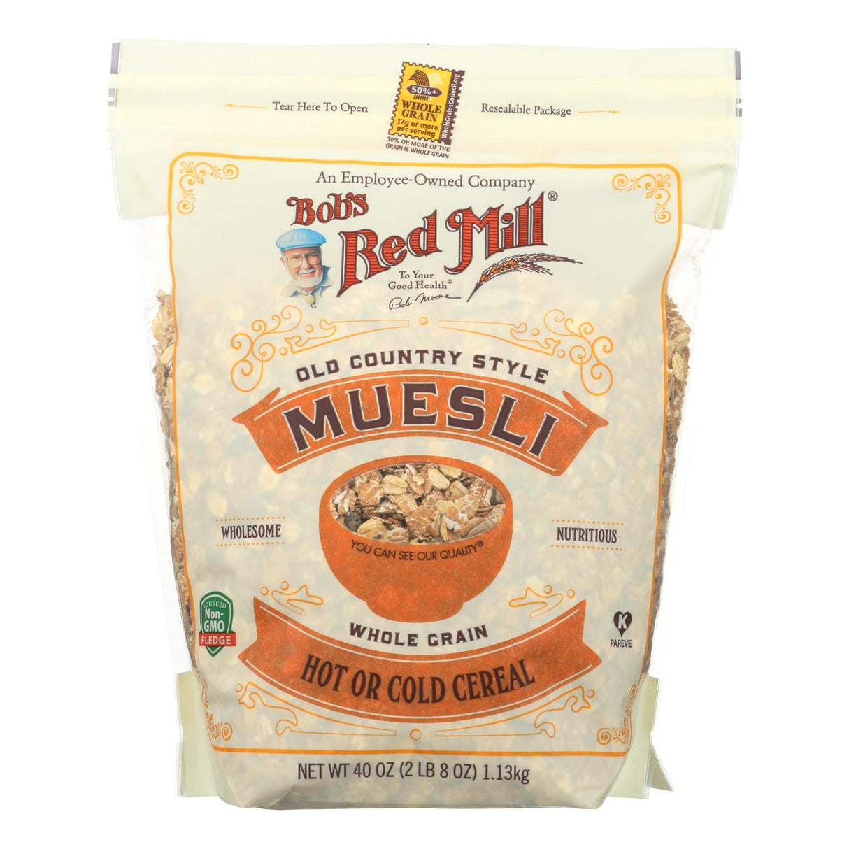 Bob's Red Mill Muesli Hot or Cold Cereal (Pack of 4 - 40 Oz.) - Cozy Farm