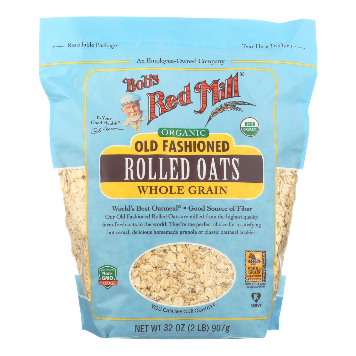 Bob's Red Mill Organic Oatmeal | 4 Pack, 32Oz. - Cozy Farm