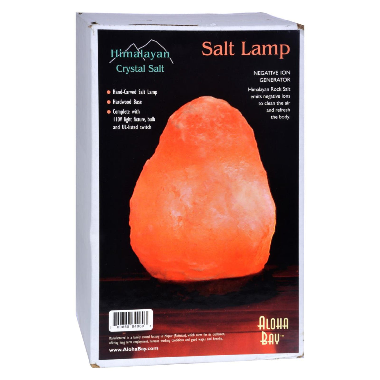 Himalayan Salt Crystal Lamp Small 7" To 8" - 1 Lamp - Lighting - Cozy Farm - Household - Himalayan Salt