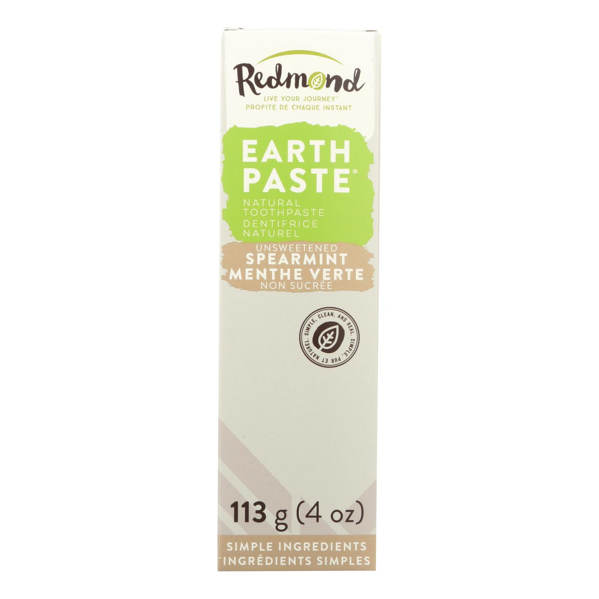 Redmond Trading Company Earthpaste Spearmint Toothpaste (Pack of 4) - Cozy Farm