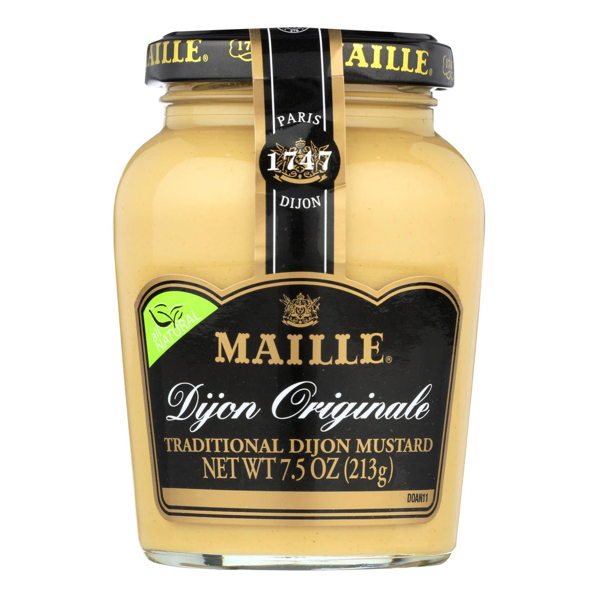 Maille Dijon Mustard Originale Natural Traditional 7.5oz Pack of 6 - Cozy Farm