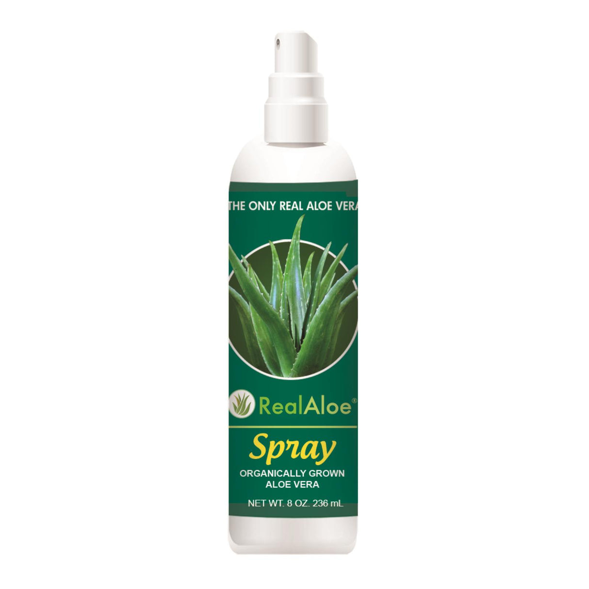 Real Aloe Vera Spray (8 Oz.) - Soothes and Moisturizes Sensitive Skin - Cozy Farm