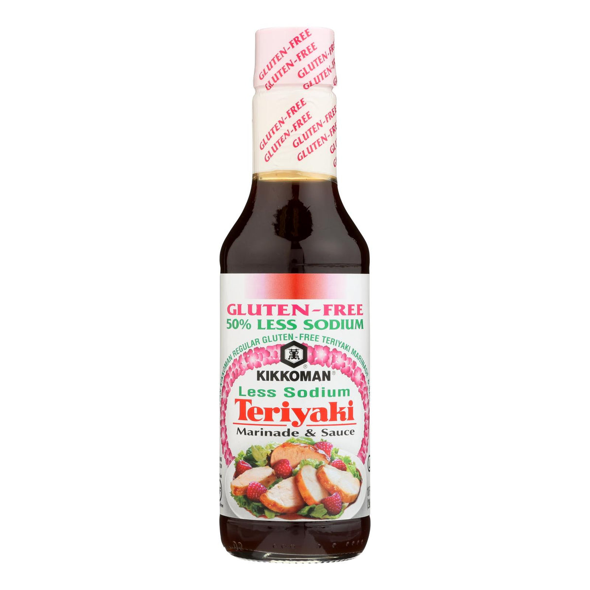 Kikkoman Less Sodium Soy Sauce, 6 x 10 Fl Oz Bottles - Cozy Farm