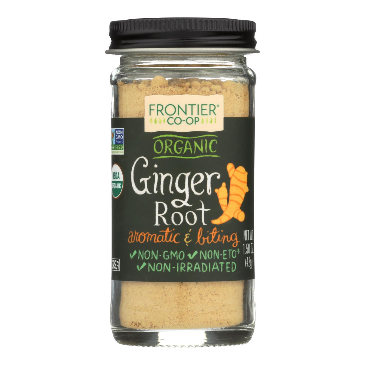 Frontier Herb Organic Ground Ginger Root, 1.5oz - Cozy Farm