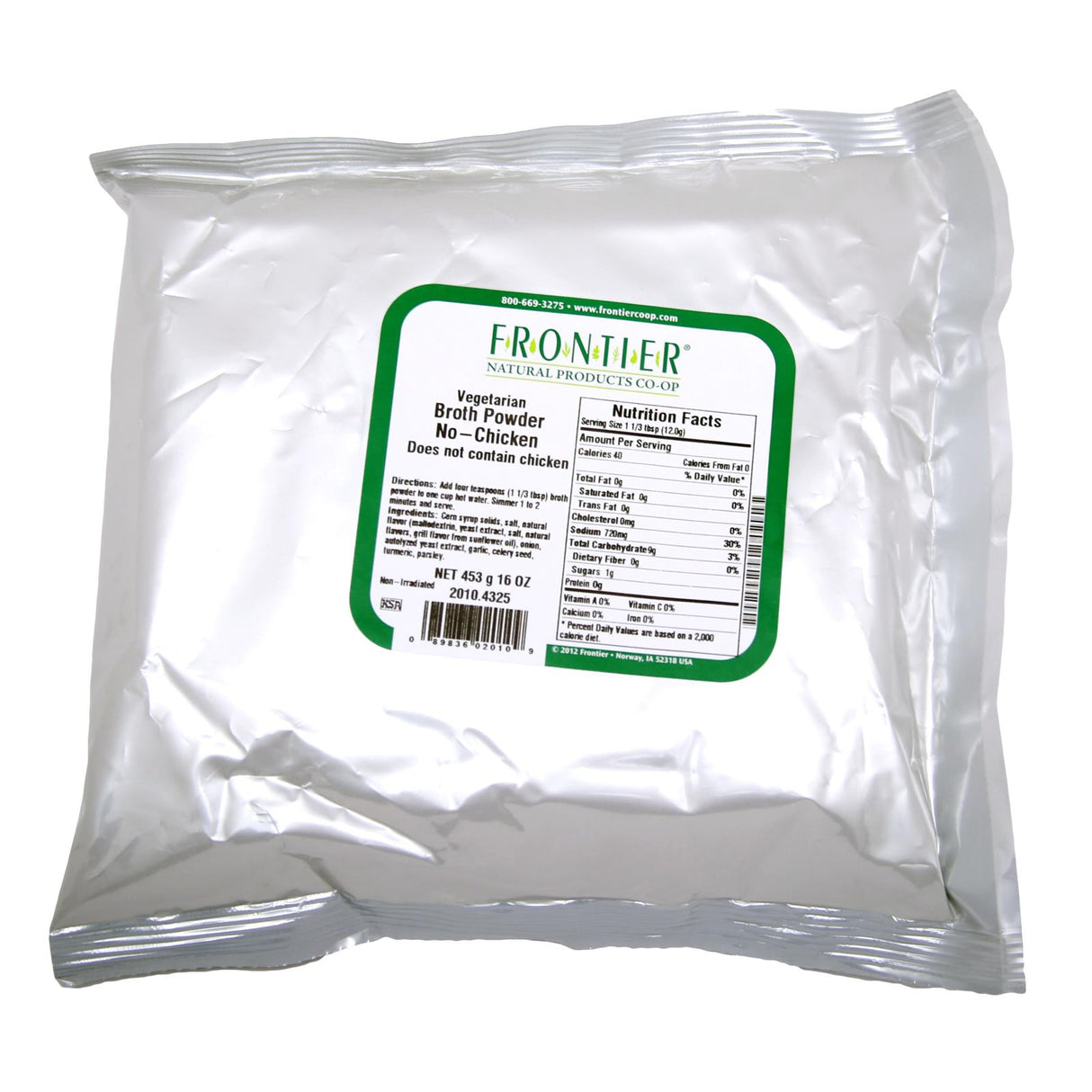 Frontier Herb Chicken Flavored Broth Powder (1lb) - Cozy Farm