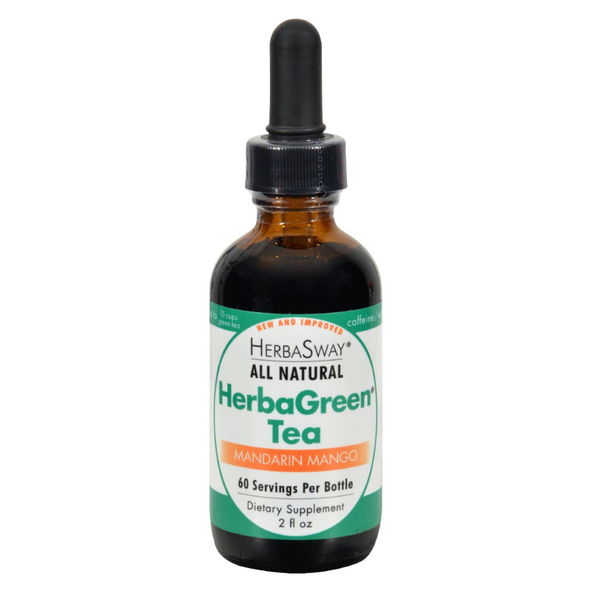 Herbasway Laboratories Herbagreen Tea Mandarin Mango - 2 Fl Oz - Cozy Farm