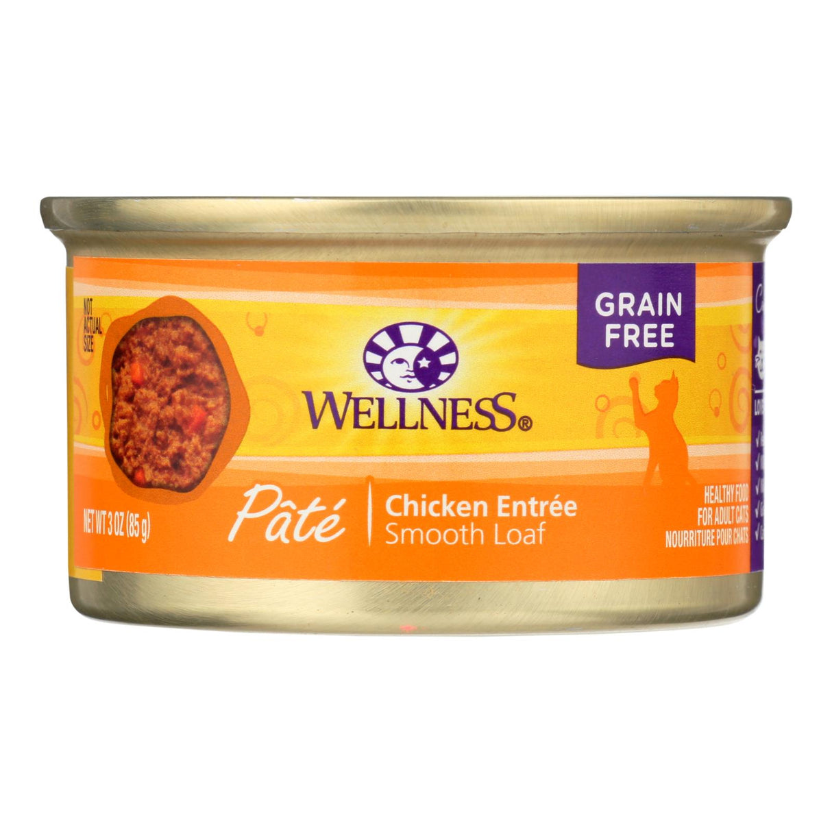 Wellness Pet Products Cat Food - Chicken Recipe (Pack of 24) - 3 Oz. - Cozy Farm
