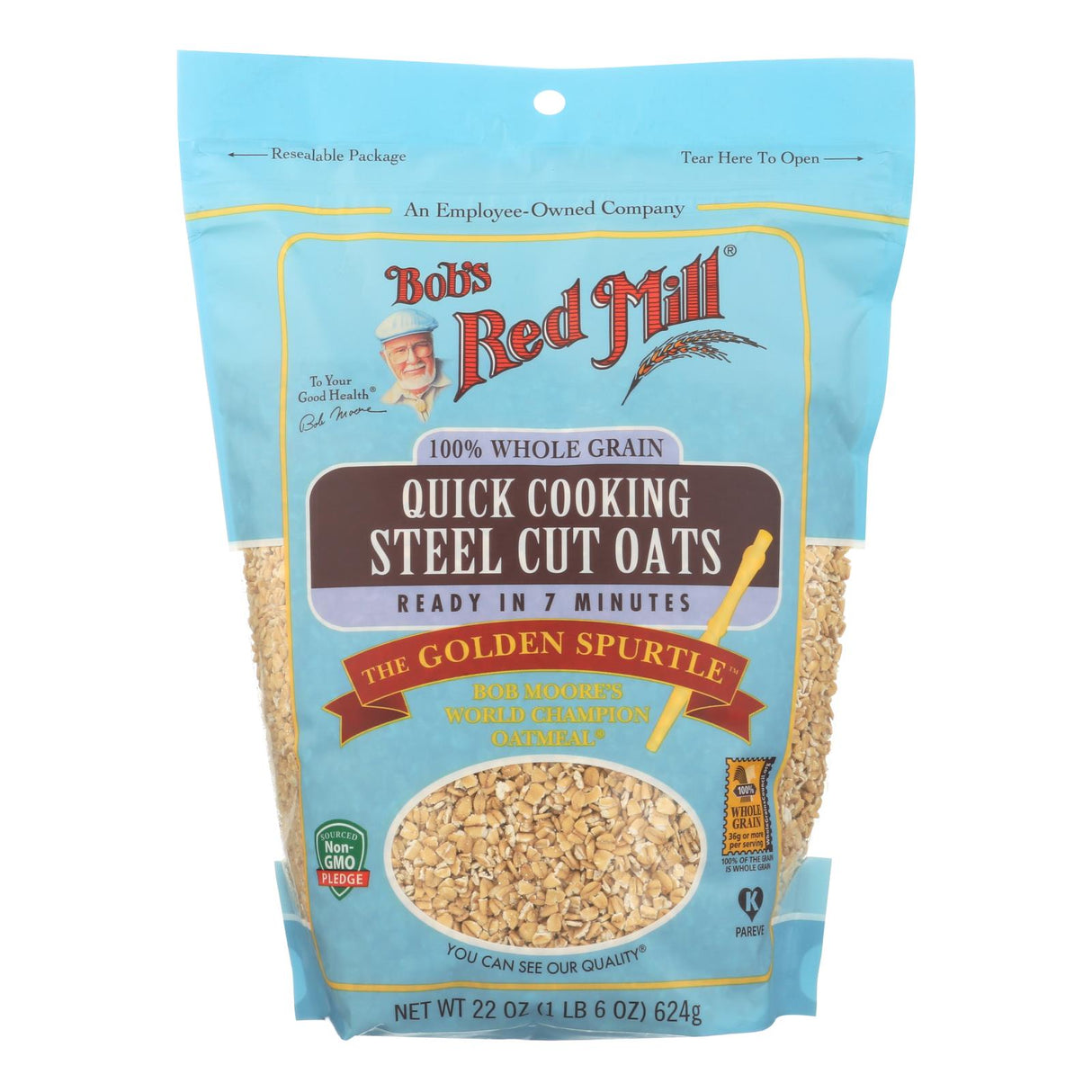 Bob's Red Mill Quick Cooking Steel Cut Oats (Pack of 4 - 22 Oz.) - Cozy Farm